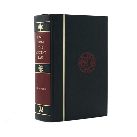 1995 ADOLF DEISSMANN. Light from the Ancient East