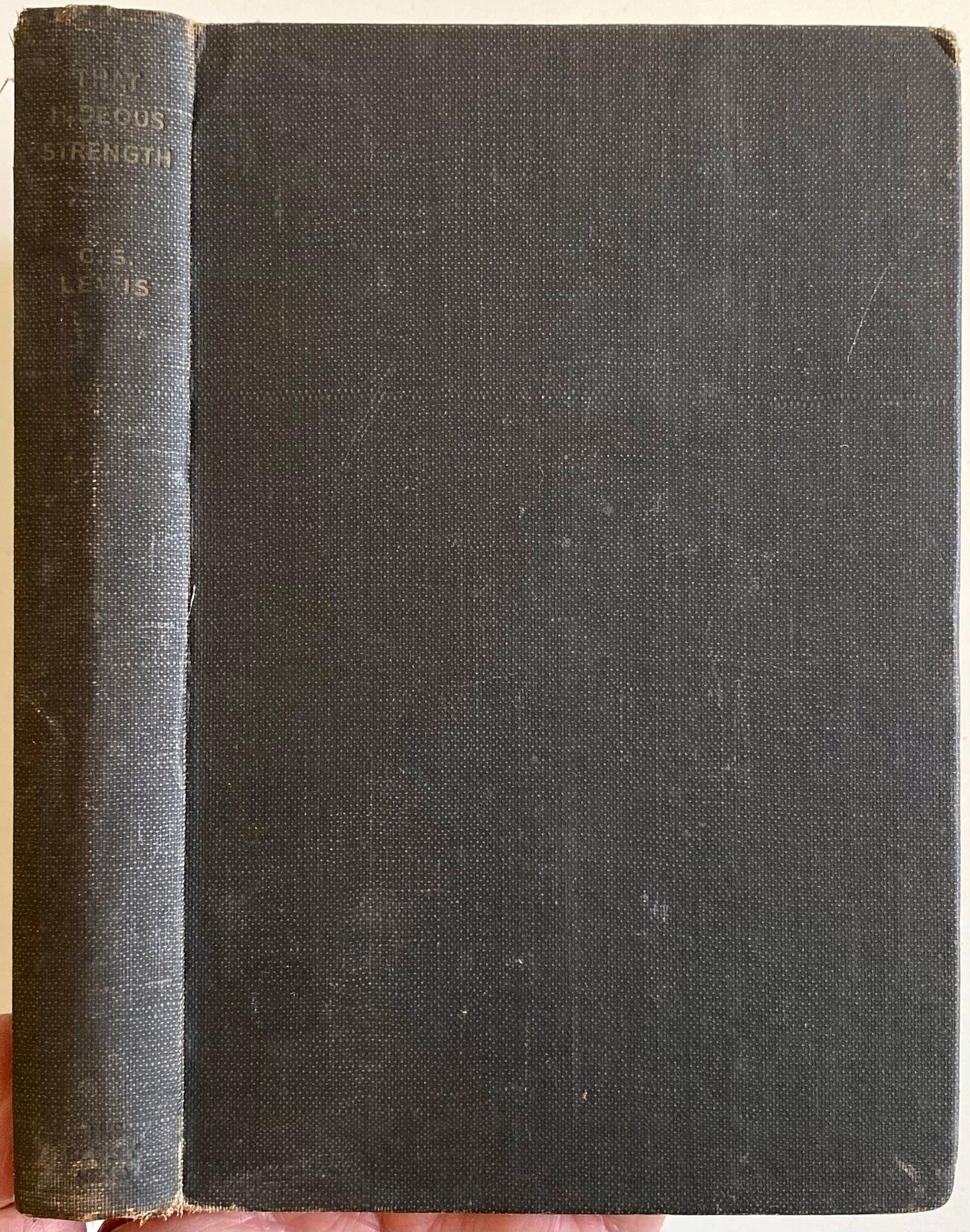 1945 C. S. LEWIS. Pre-Publication "For Review" First Edition of That Hideous Strength.