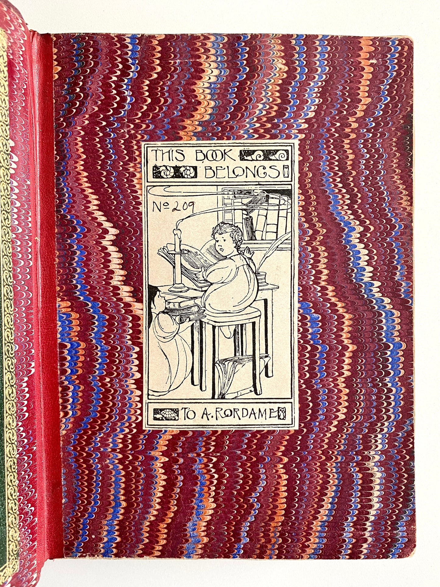 1895 BOOKBINDING. Rare "Bookbindings Old and New" for the Grolier Club. Unique Example.