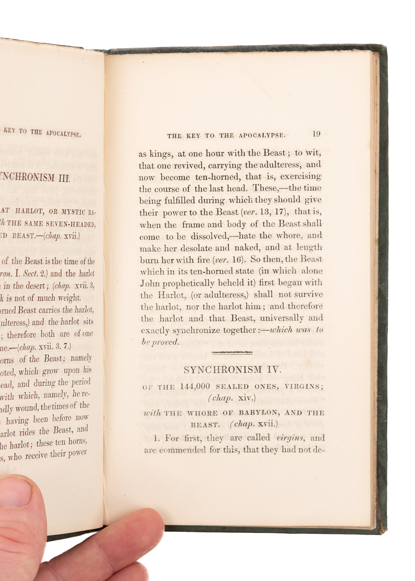 1627 / 1831 JOSEPH MEDE. Clavis Apocalyptica: Key to the Apocalypse. First Modern Premillennial Advent Work.