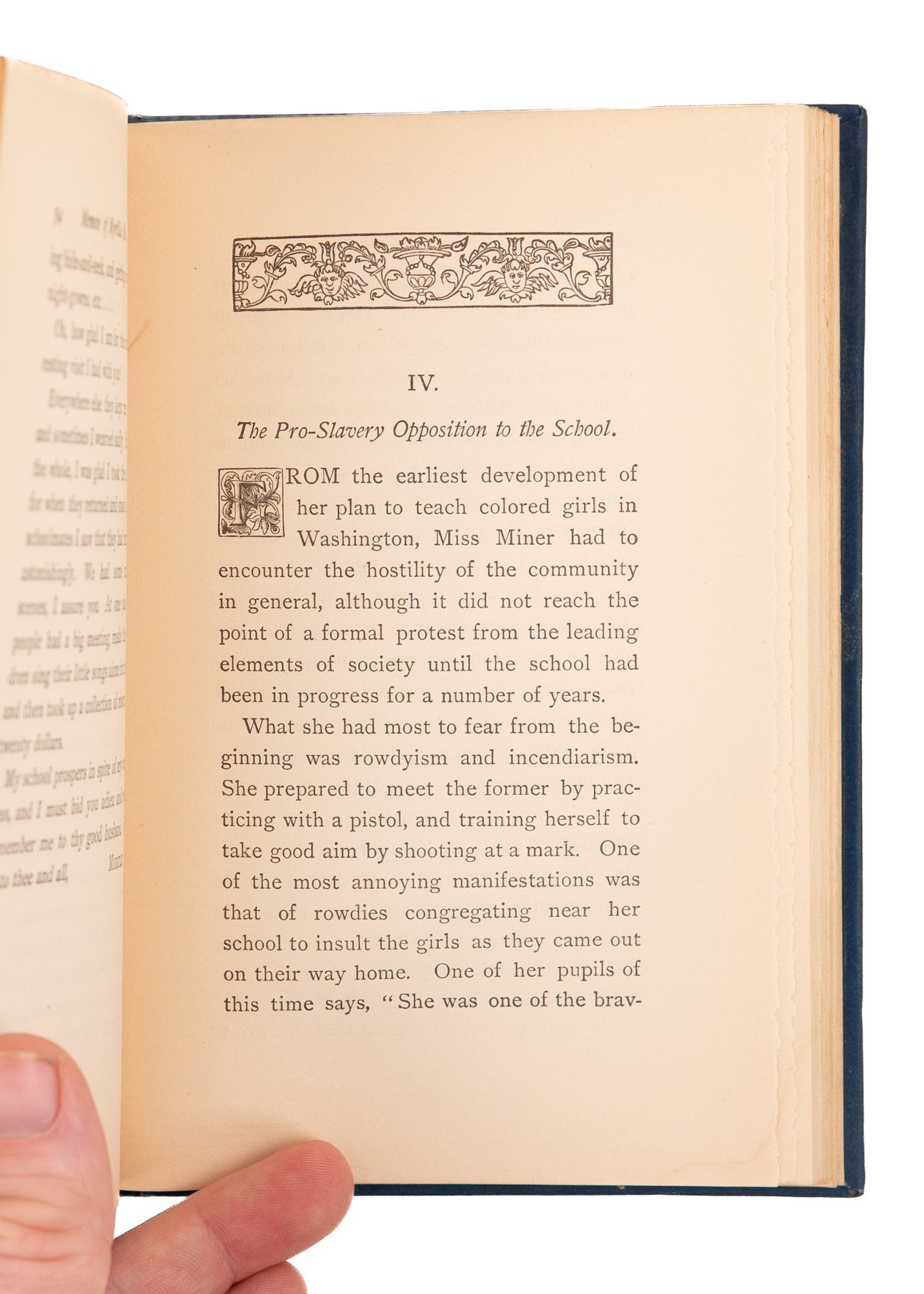 1885 MYRTILLA MINER. Memoir of a Pioneer Educator of Freed Black Slaves, Abolitionist, &c.