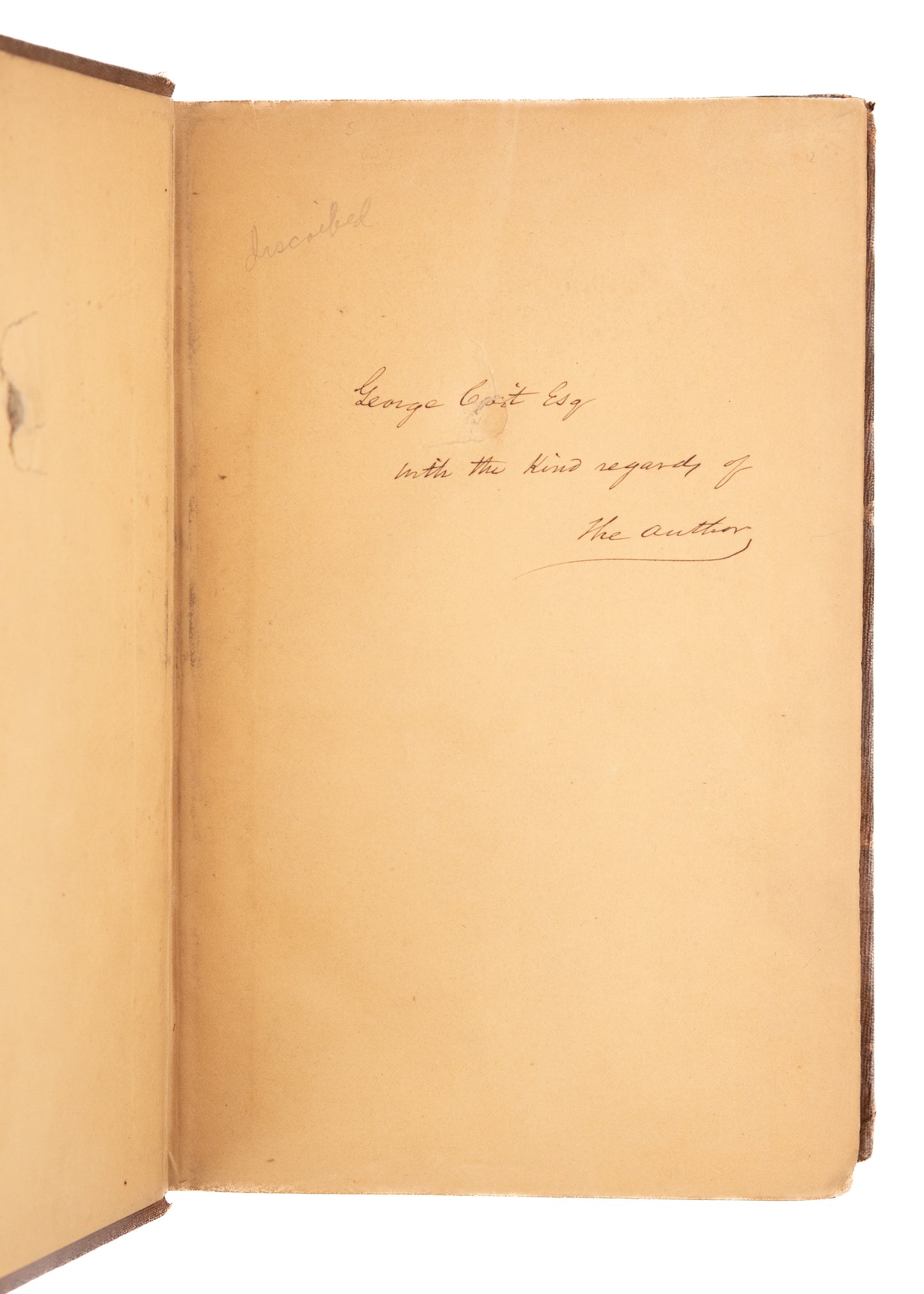 1859 ABRAHAM LINCOLN. First Published Biography of Abraham Lincoln. With a Bullet through It!