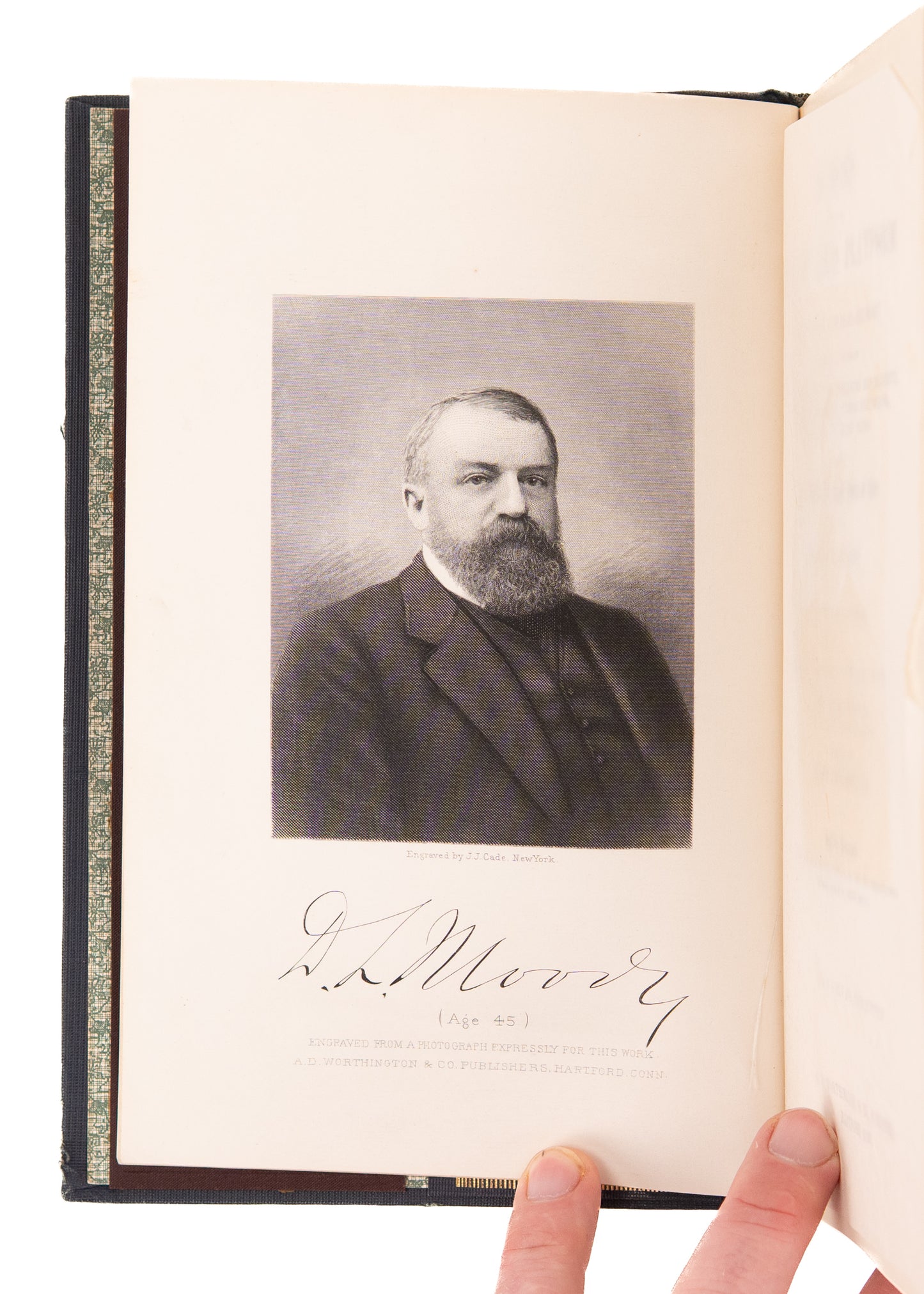 1900 D. L. MOODY. Echoes from the Pulpit and Platform. Superb Salesman's Sample Edition.