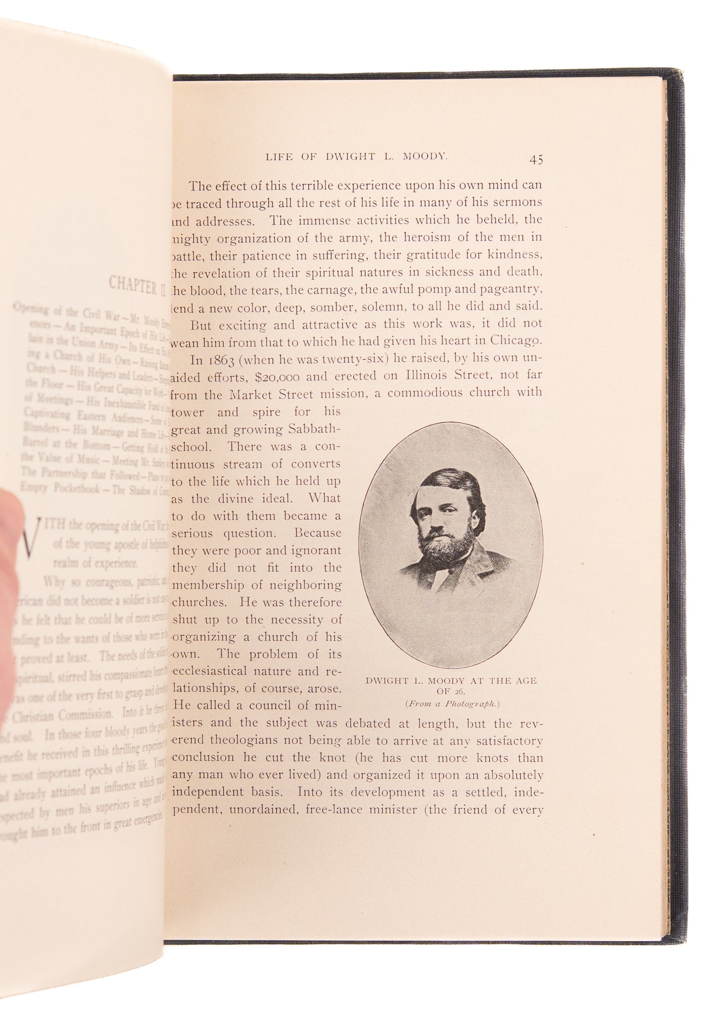 1900 D. L. MOODY. Echoes from the Pulpit and Platform. Superb Salesman's Sample Edition.