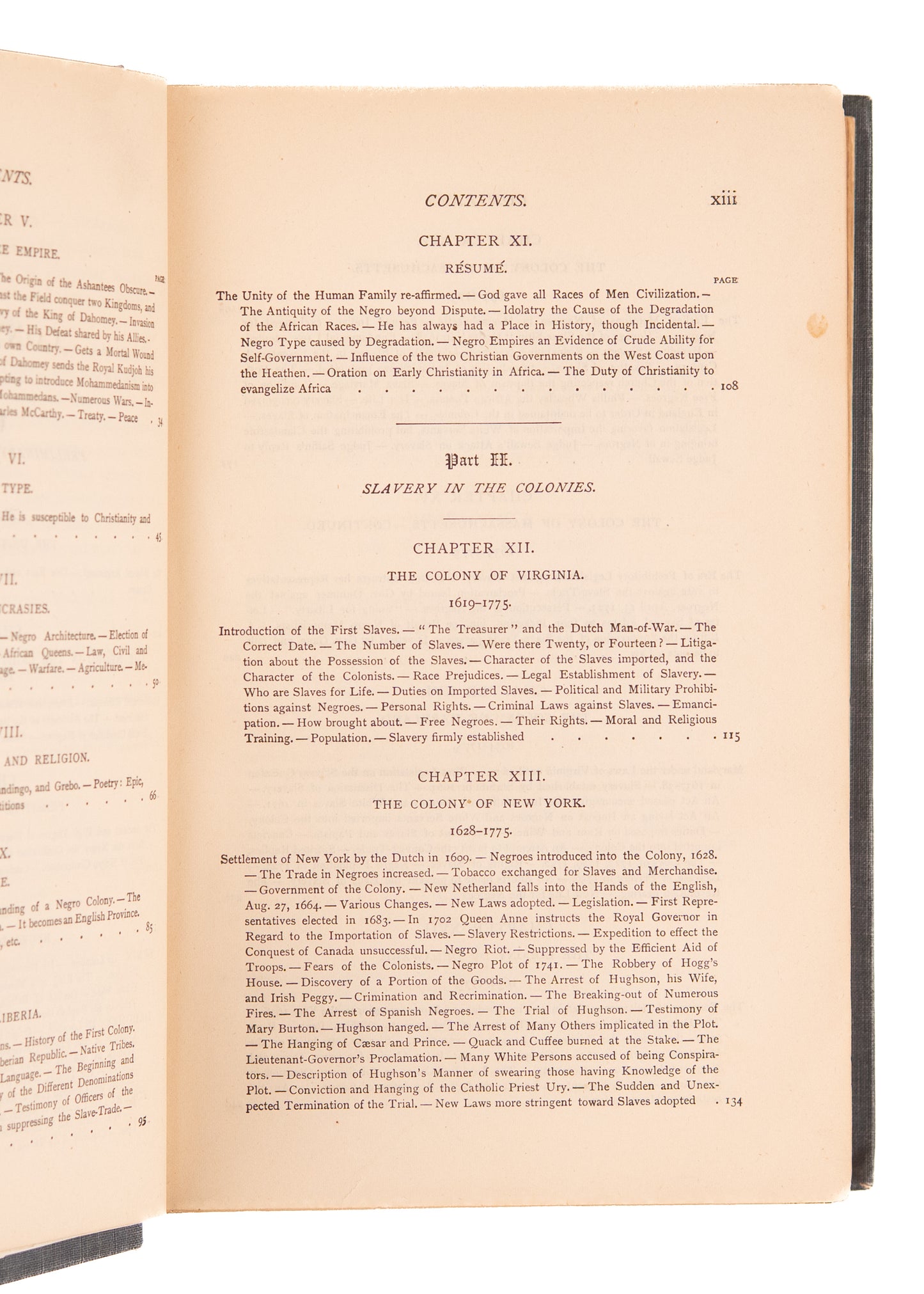 1885 FIRST BLACK HISTORY BY BLACK AUTHOR. History of the Negro Race in America from 1619 to 1880. Rare.