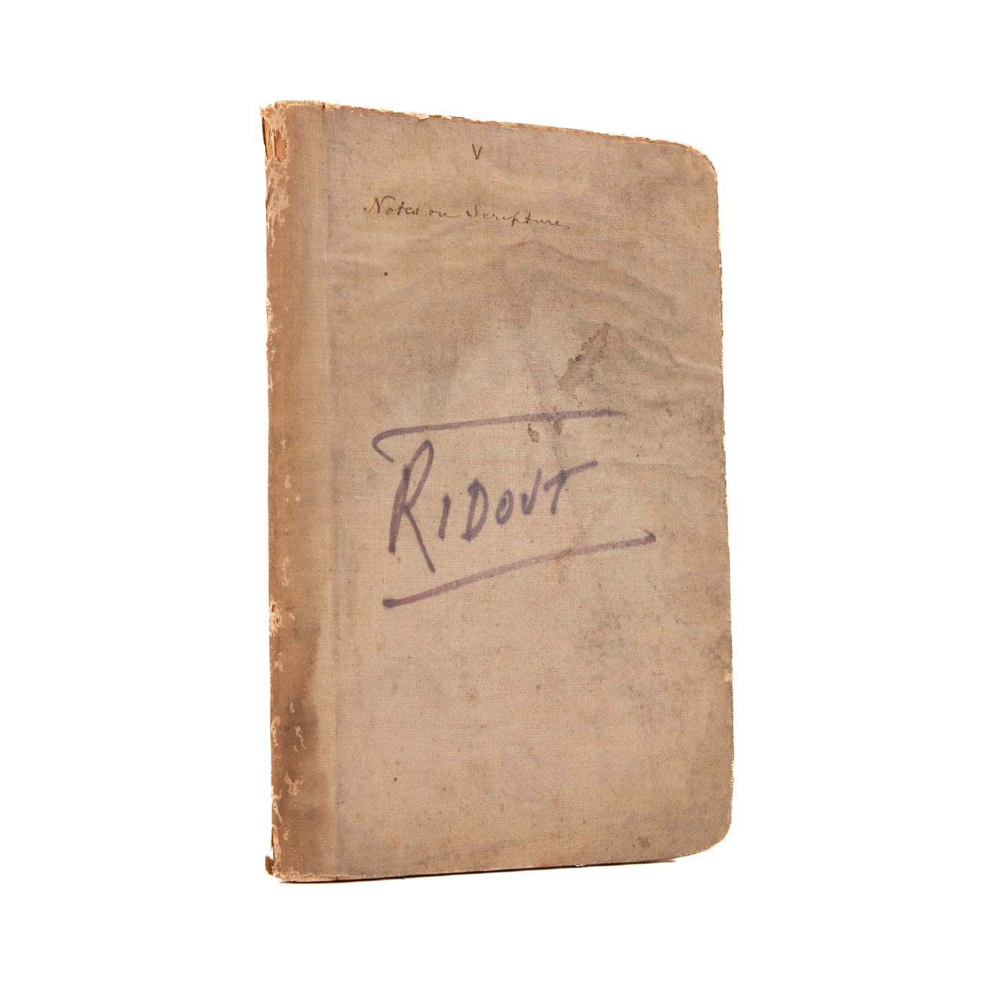 1920 SAMUEL RIDOUT. Unpublished 41pp MSs Notes on I and II Samuel - Plymouth Brethren.