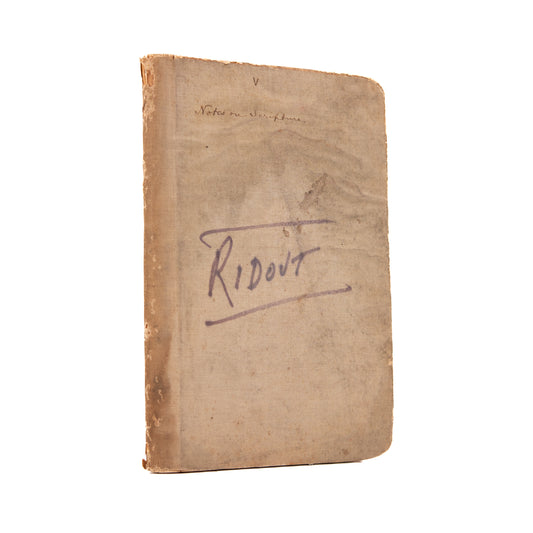 1920 SAMUEL RIDOUT. Unpublished 41pp MSs Notes on I and II Samuel - Plymouth Brethren.