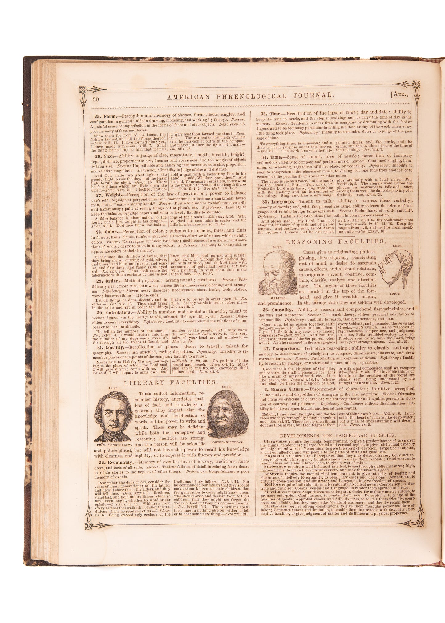 1862 PHRENOLOGY & AMISTAD. Full Civil War Year of Phrenological Journal - Cinque of Amistad - Generals &c.
