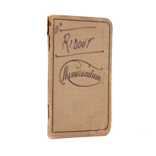 1921 SAMUEL RIDOUT. 114pp Unpublished MSs. Notes on Colossians, New Covenant, Key Words in Greek, &c.