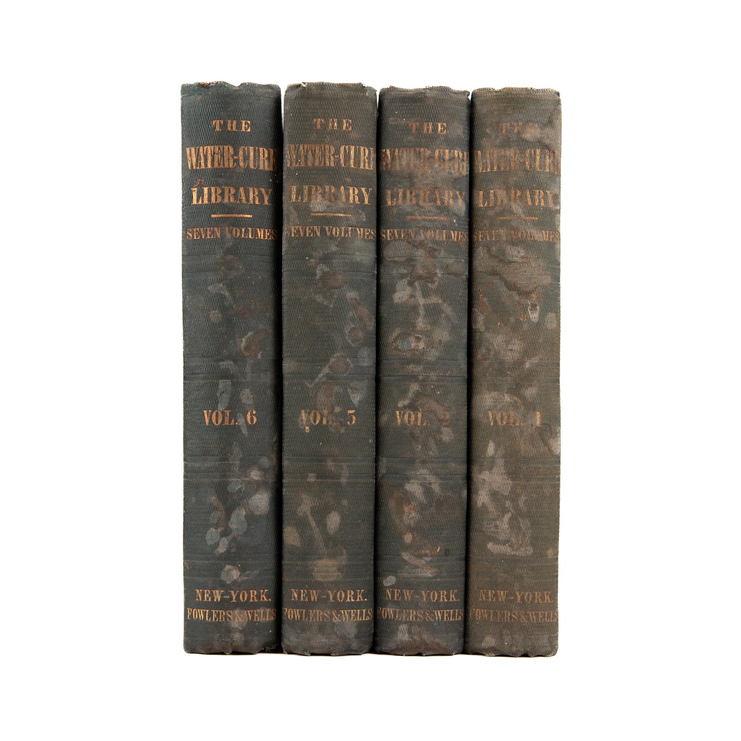 1850-51 WATER-CURE. The Water-Cure Library - Rare Alternative Medicine, Vegetarianism, Tobacco, &c.