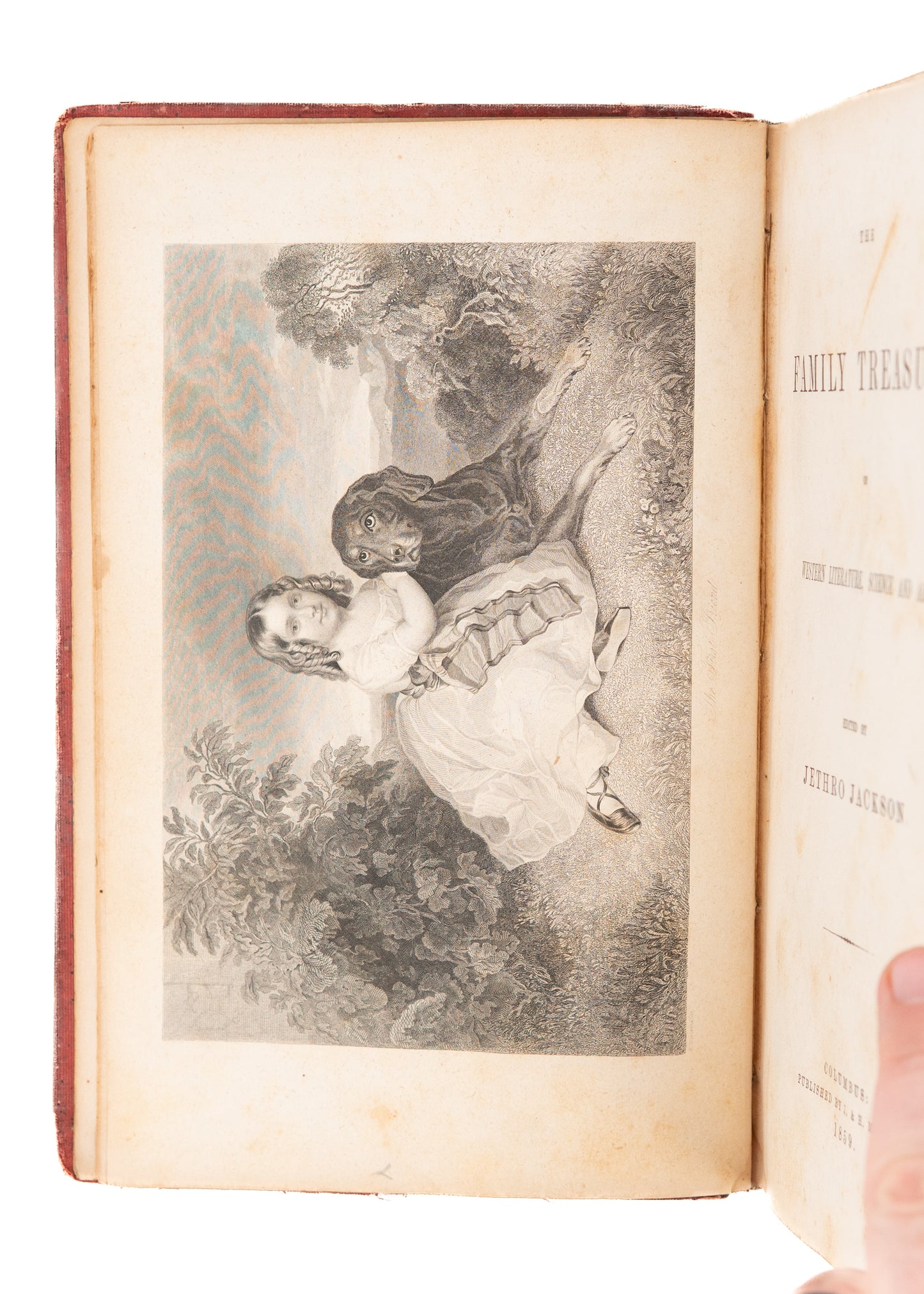 1859/1860/1866 WESTERN FAMILY TREASURY. Three Variants of Important St. Louis Imprint.