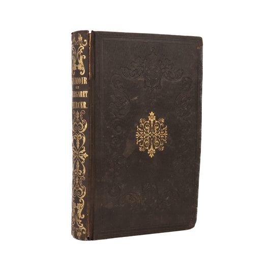 1848 CASPAR MORRIS. Memoir of Abolitionist & Slave Educator, Miss Margaret Mercer.