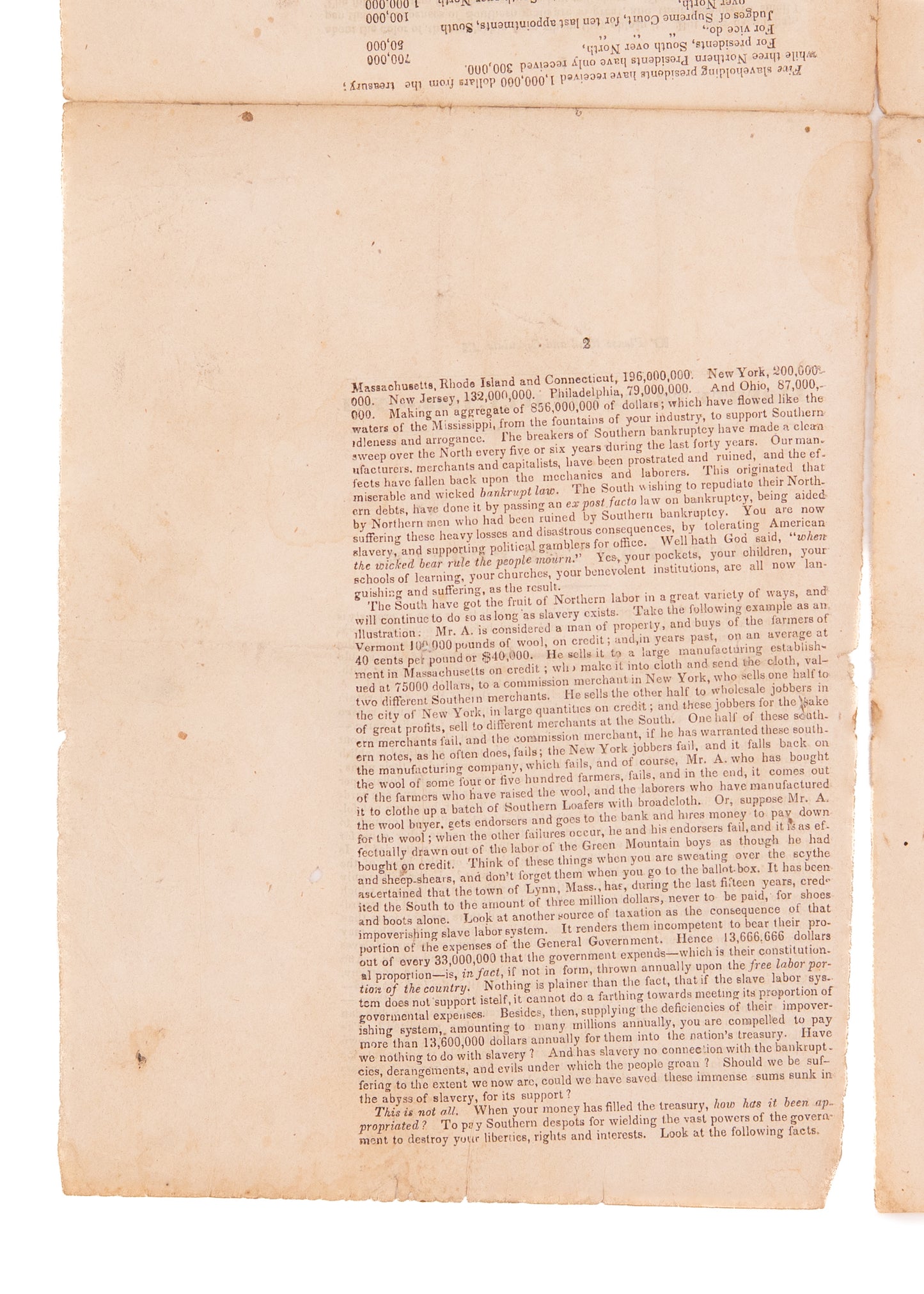 1843 ANTI-SLAVERY. Important First Tract of Liberty Party - Economic, Moral, and Legal Grounds of Abolition.
