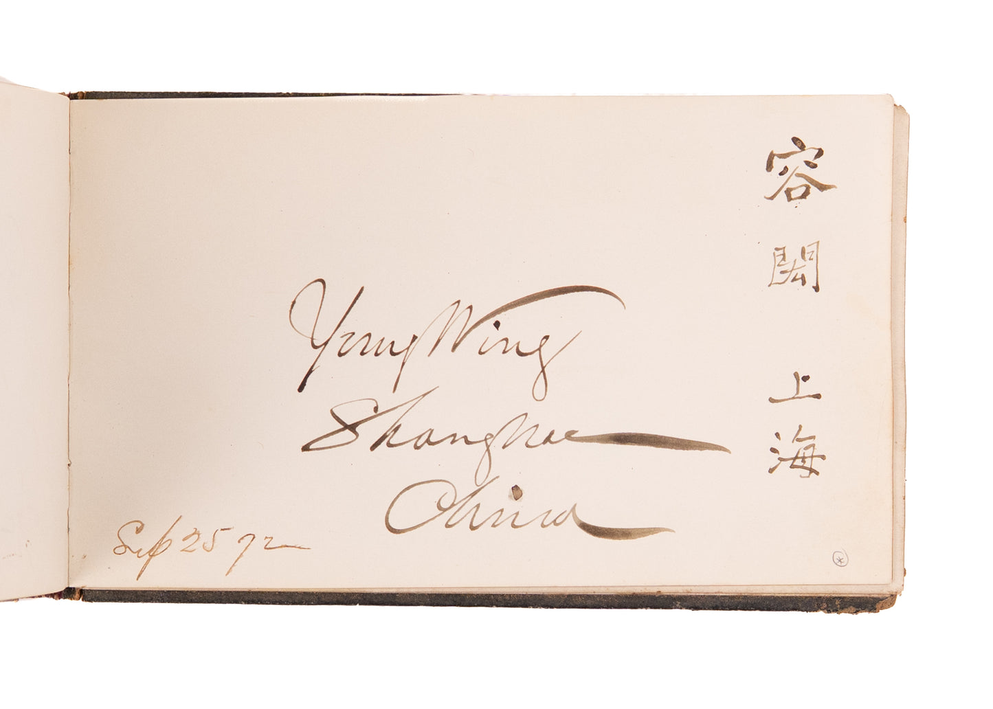 1872-79 AUTOGRAPH BOOK. Junius Brutus Booth, Texas Jack, Henryk Wieniawski, &c. Theater and Stage.
