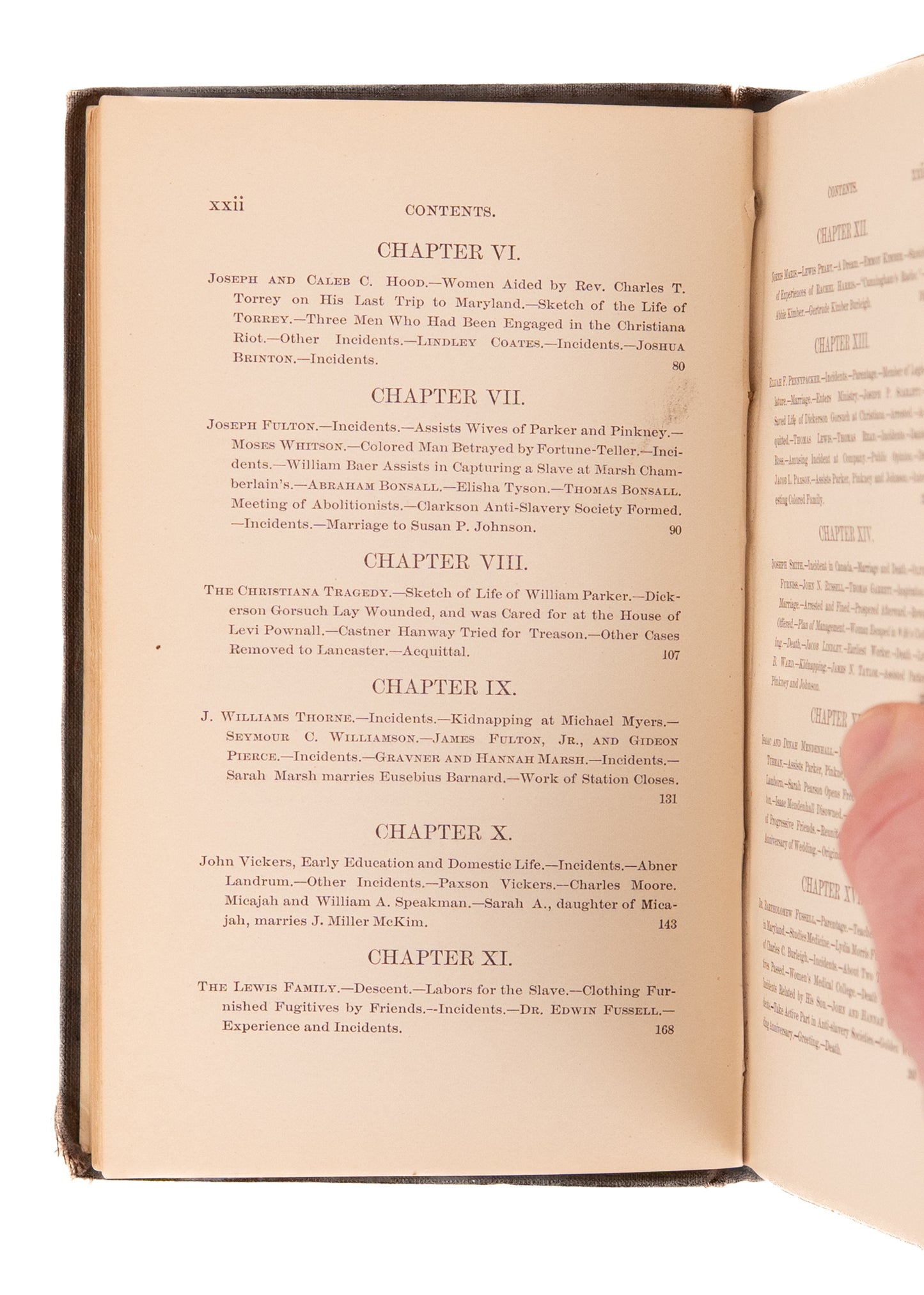 1883 UNDERGROUND RAILROAD. R. C. Smedley's History of "Contraband" Smuggling in New England.