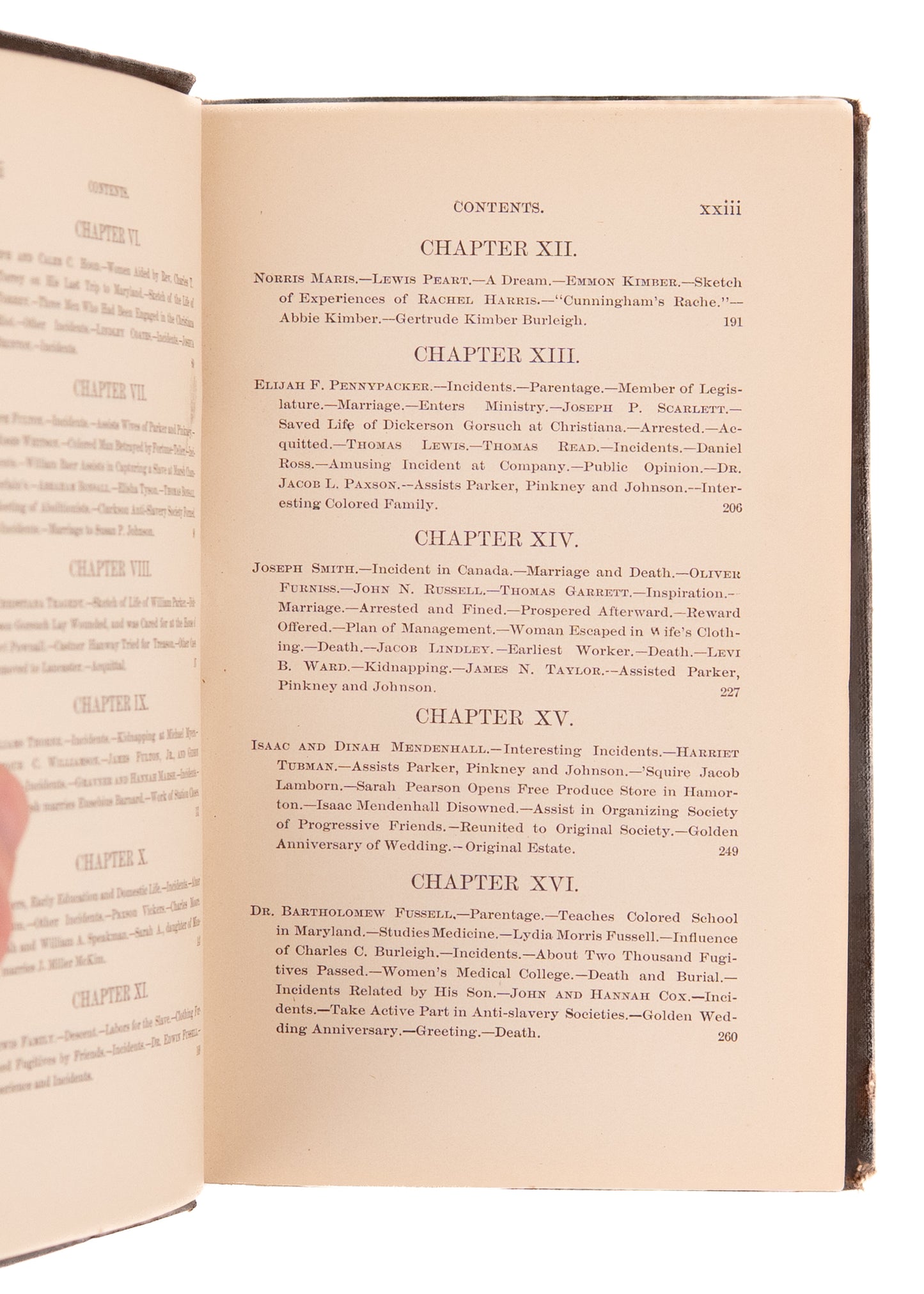 1883 UNDERGROUND RAILROAD. R. C. Smedley's History of "Contraband" Smuggling in New England.