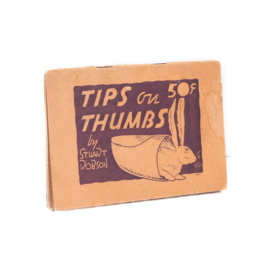 1936 STUART ROBSON. Tips on Thumbs. Influential Magician's First Publication.