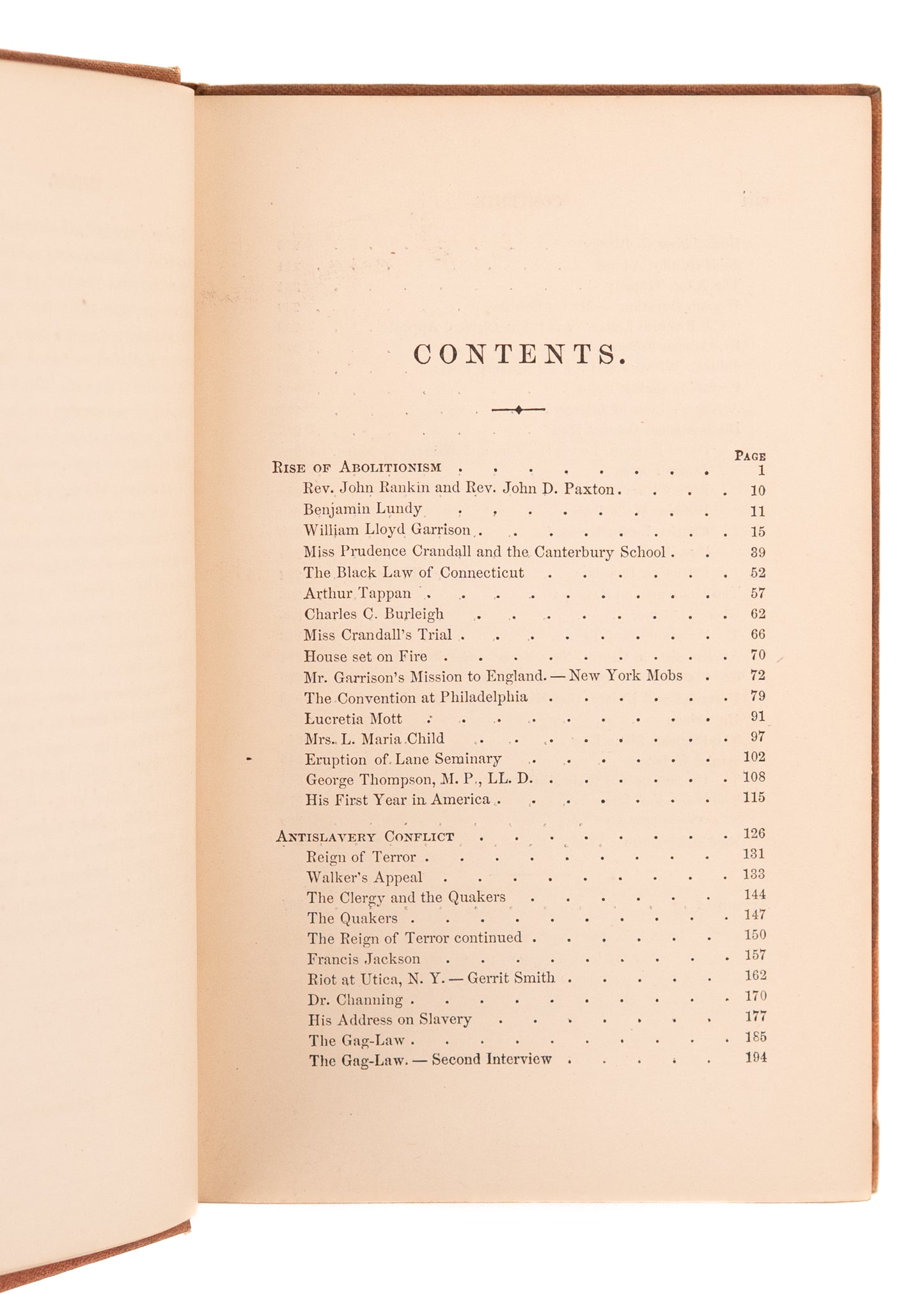 1869 SAMUEL J. MAY. Some Recollections of Black Leaders of Anti-slavery Conflict. Abolition.