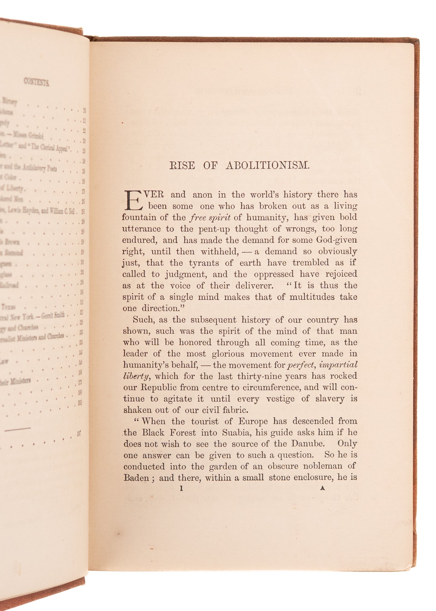 1869 SAMUEL J. MAY. Some Recollections of Black Leaders of Anti-slavery Conflict. Abolition.