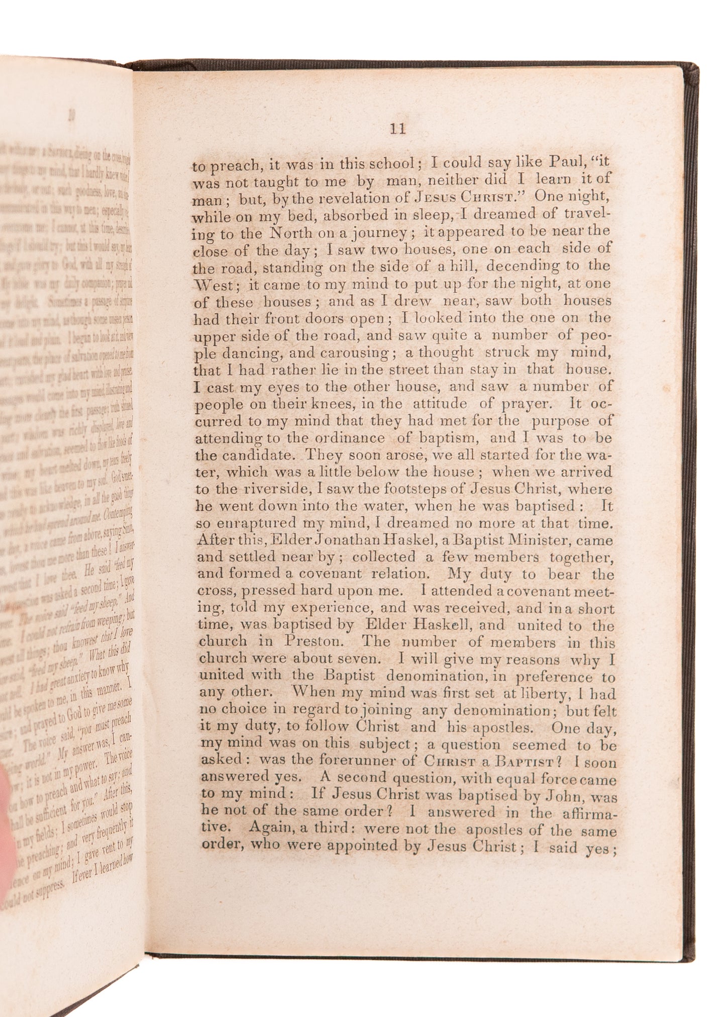 1847 NATHAN NOYES. Life and Experience of Nathan Noyes. Baptist Pioneer in Detroit - Slavery &c.