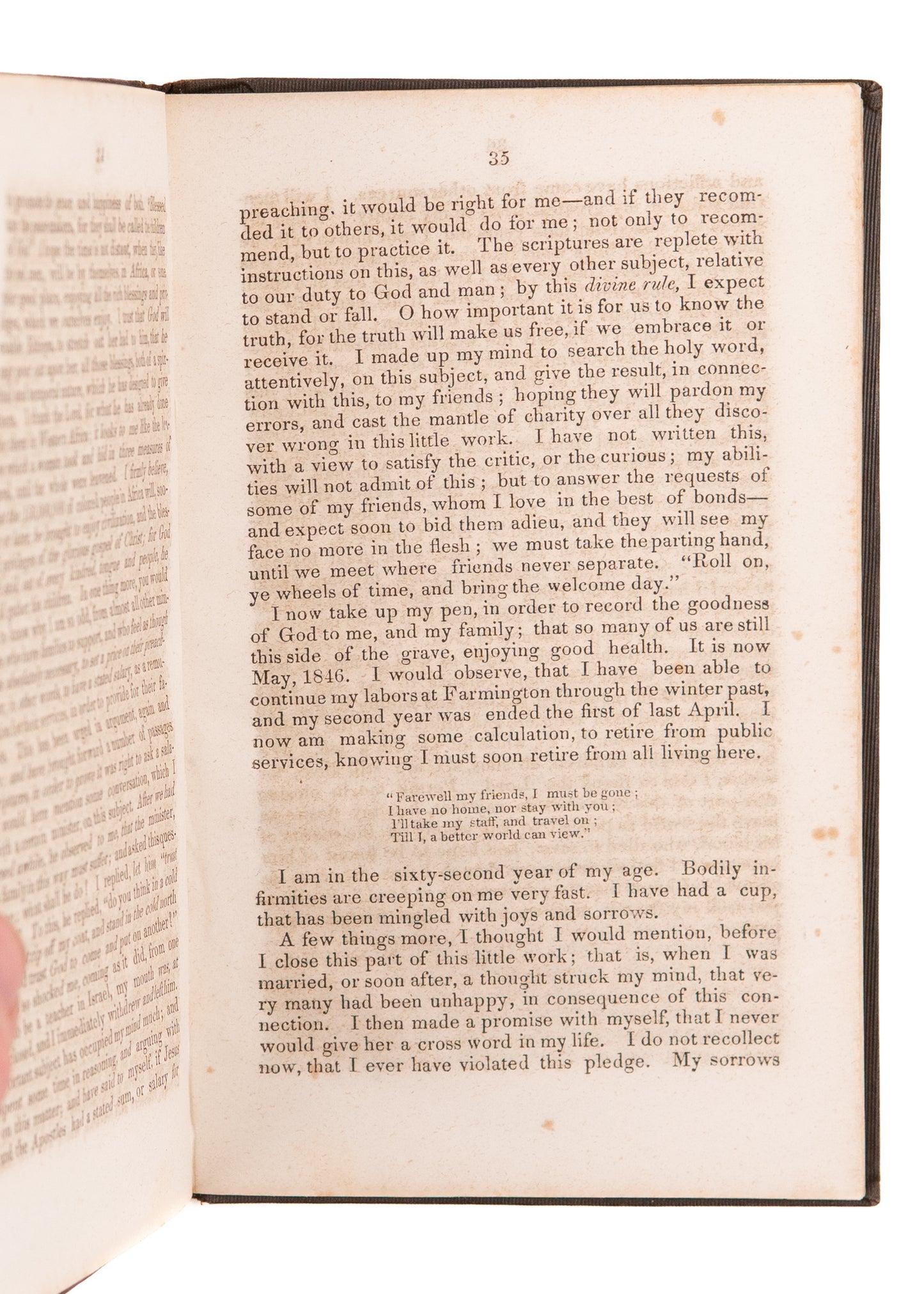 1847 NATHAN NOYES. Life and Experience of Nathan Noyes. Baptist Pioneer in Detroit - Slavery &c.