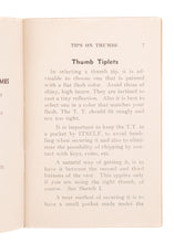 Load image into Gallery viewer, 1936 STUART ROBSON. Tips on Thumbs. Influential Magician&#39;s First Publication.