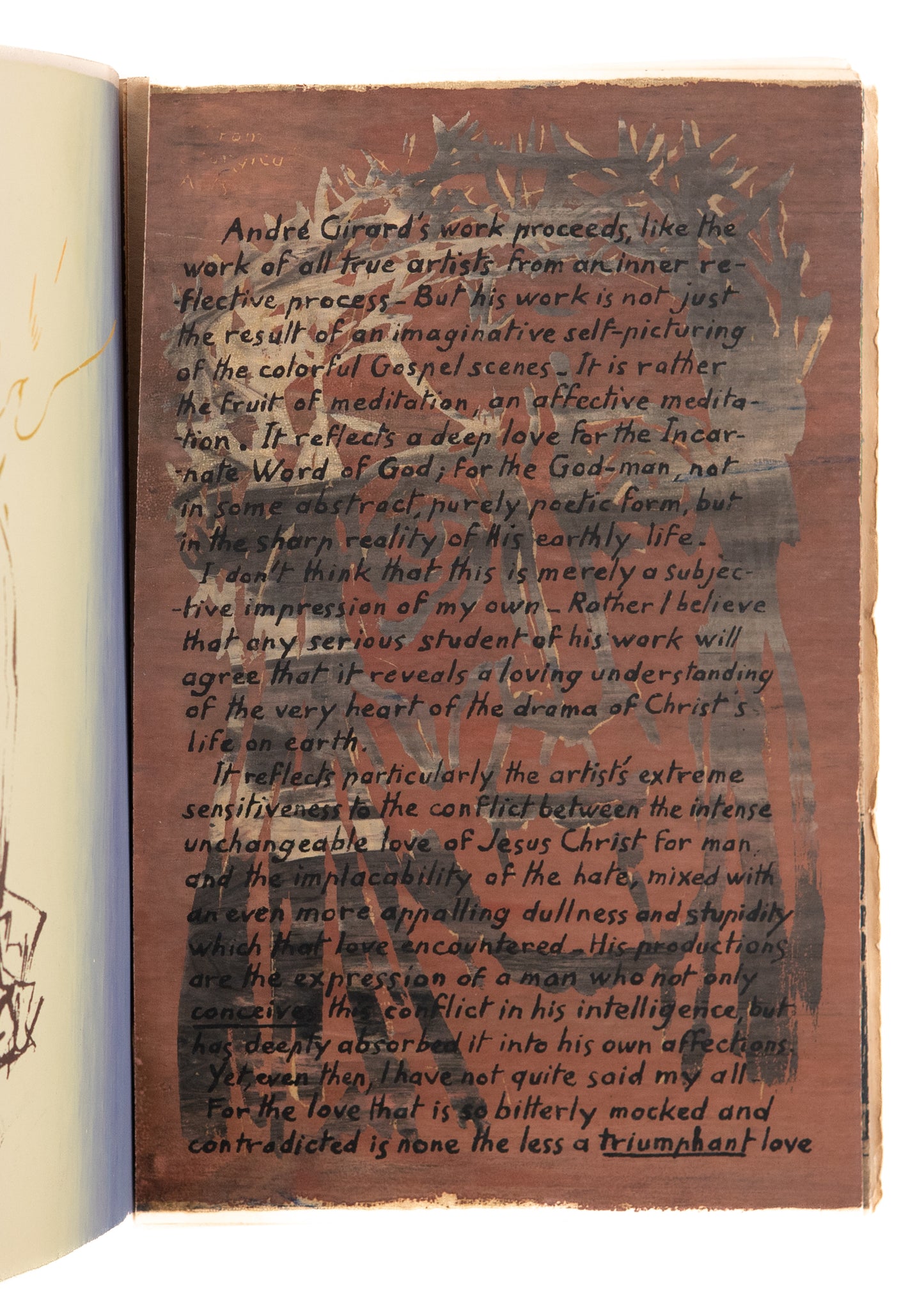 1901 ANDRE GIRARD. 20 Original Expressionist Paintings of Christ, Saint Francis, and Venice.