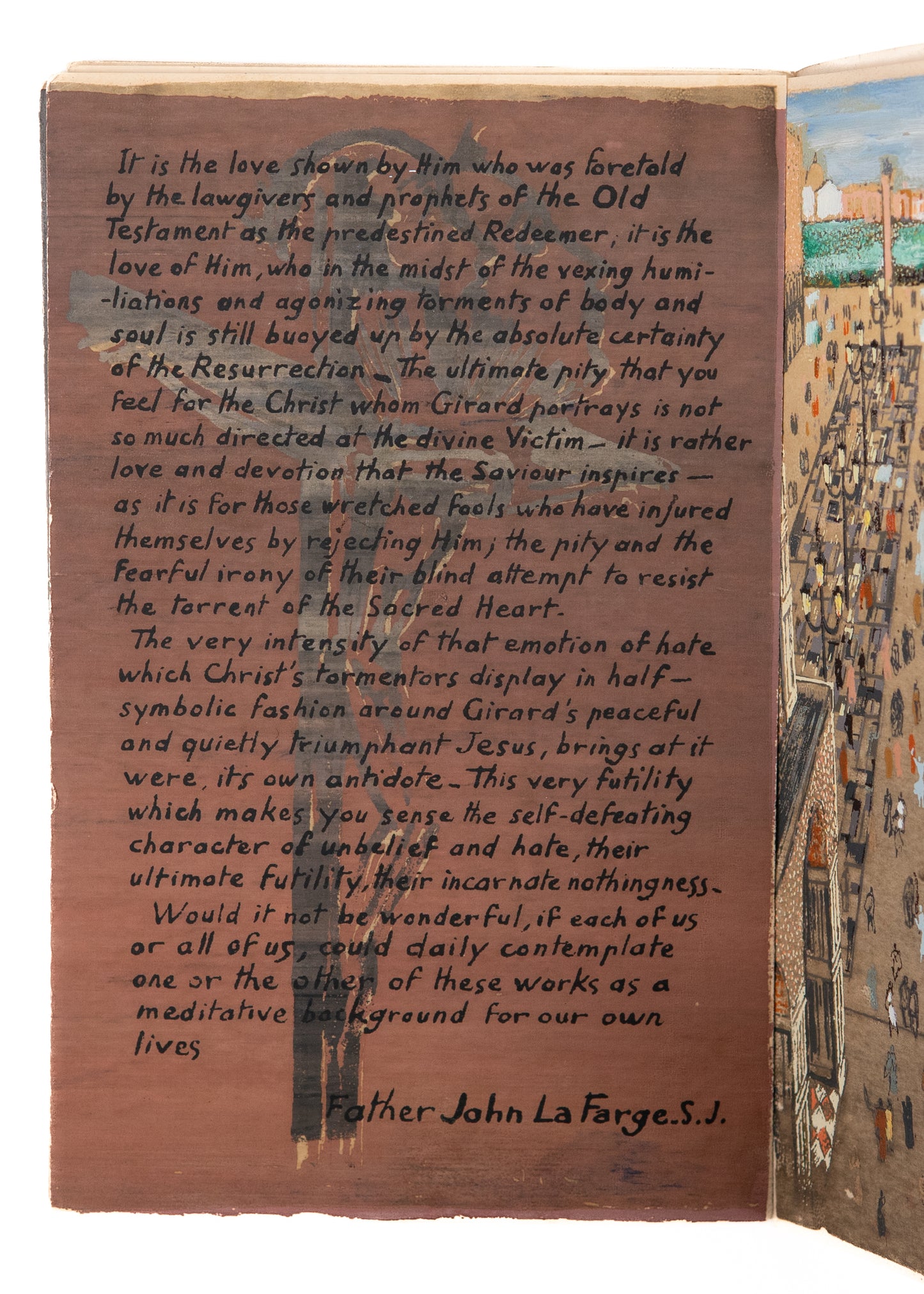 1901 ANDRE GIRARD. 20 Original Expressionist Paintings of Christ, Saint Francis, and Venice.