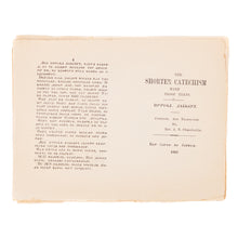 Load image into Gallery viewer, 1892 CHEROKEE LANGUAGE. Rare Vinita Oklahoma Imprint of Presbyterian Catechism.