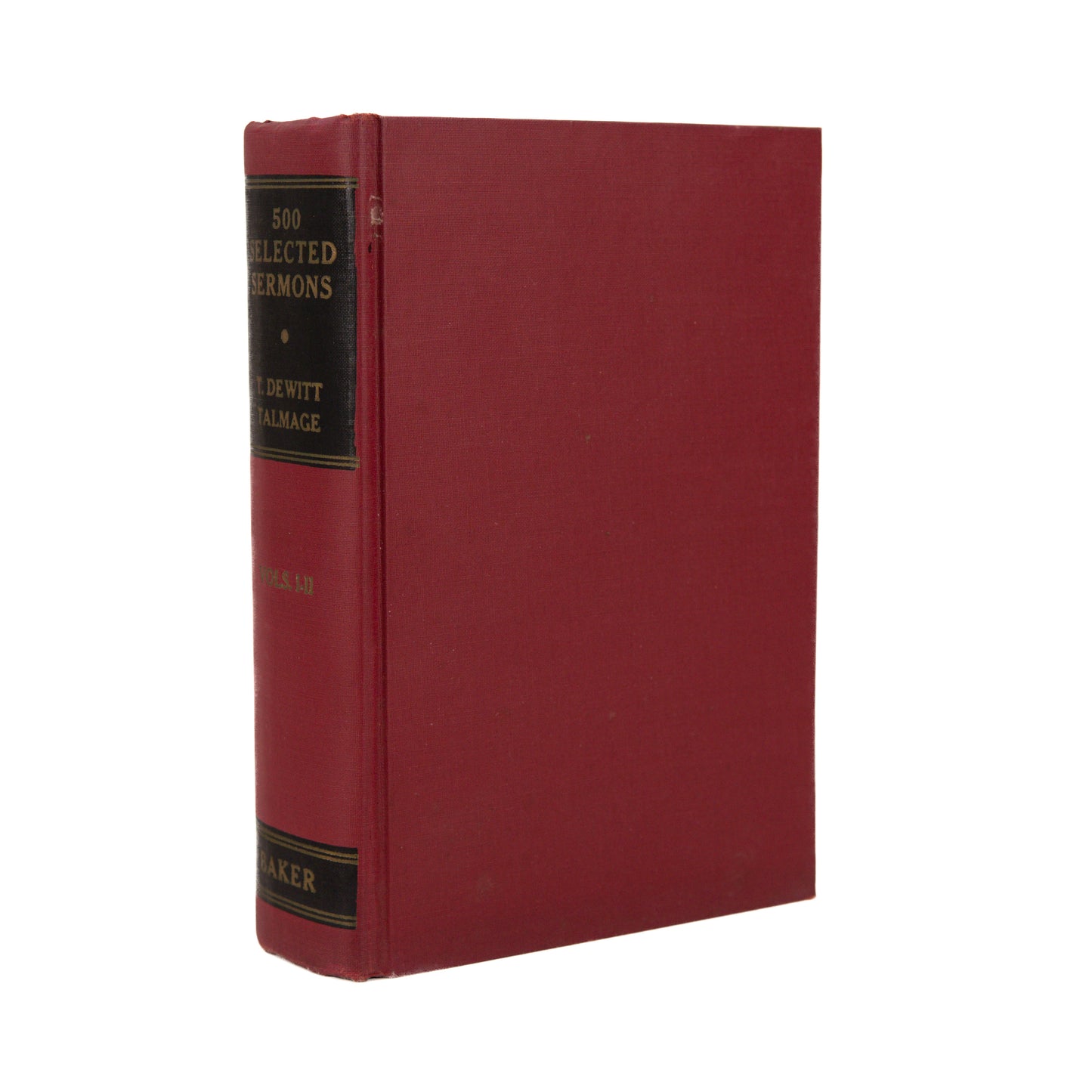 1957 T. DE WITT TALMAGE. 500 Selected Sermons - 20 Double Volumes in the Best Edition.