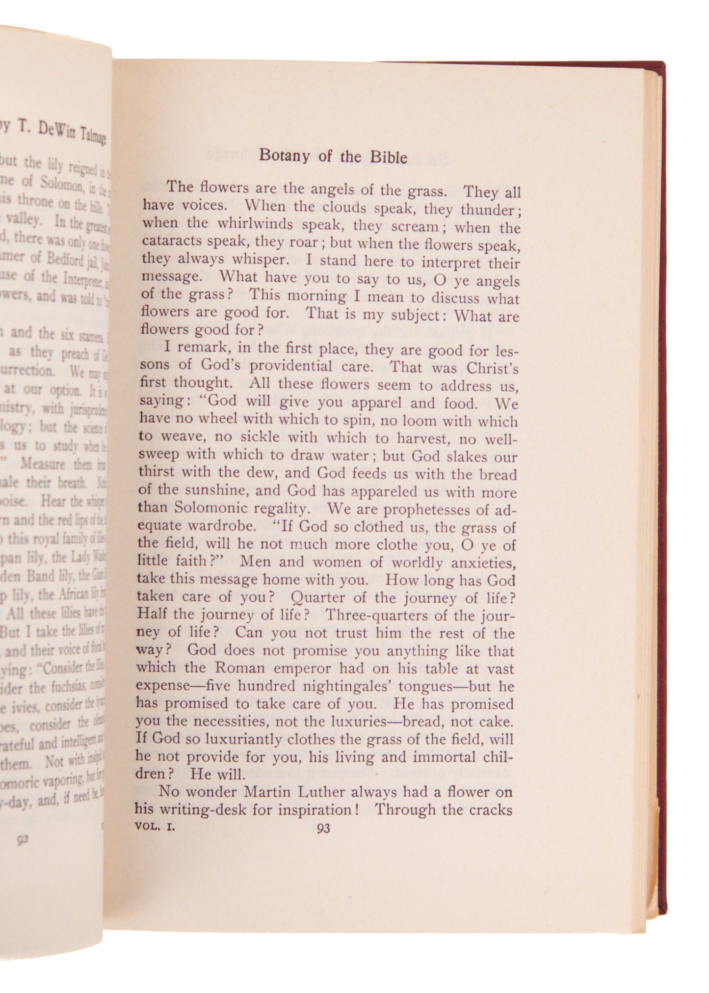 1957 T. DE WITT TALMAGE. 500 Selected Sermons - 20 Double Volumes in the Best Edition.
