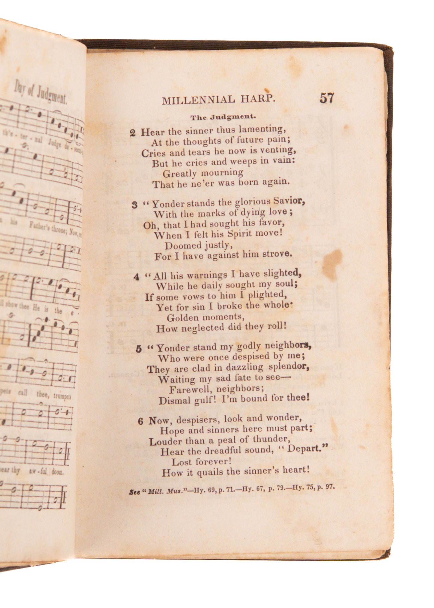 1842 ADVENTIST. The Millennial Harp and Millennial Musings - First Edition. William Miller.