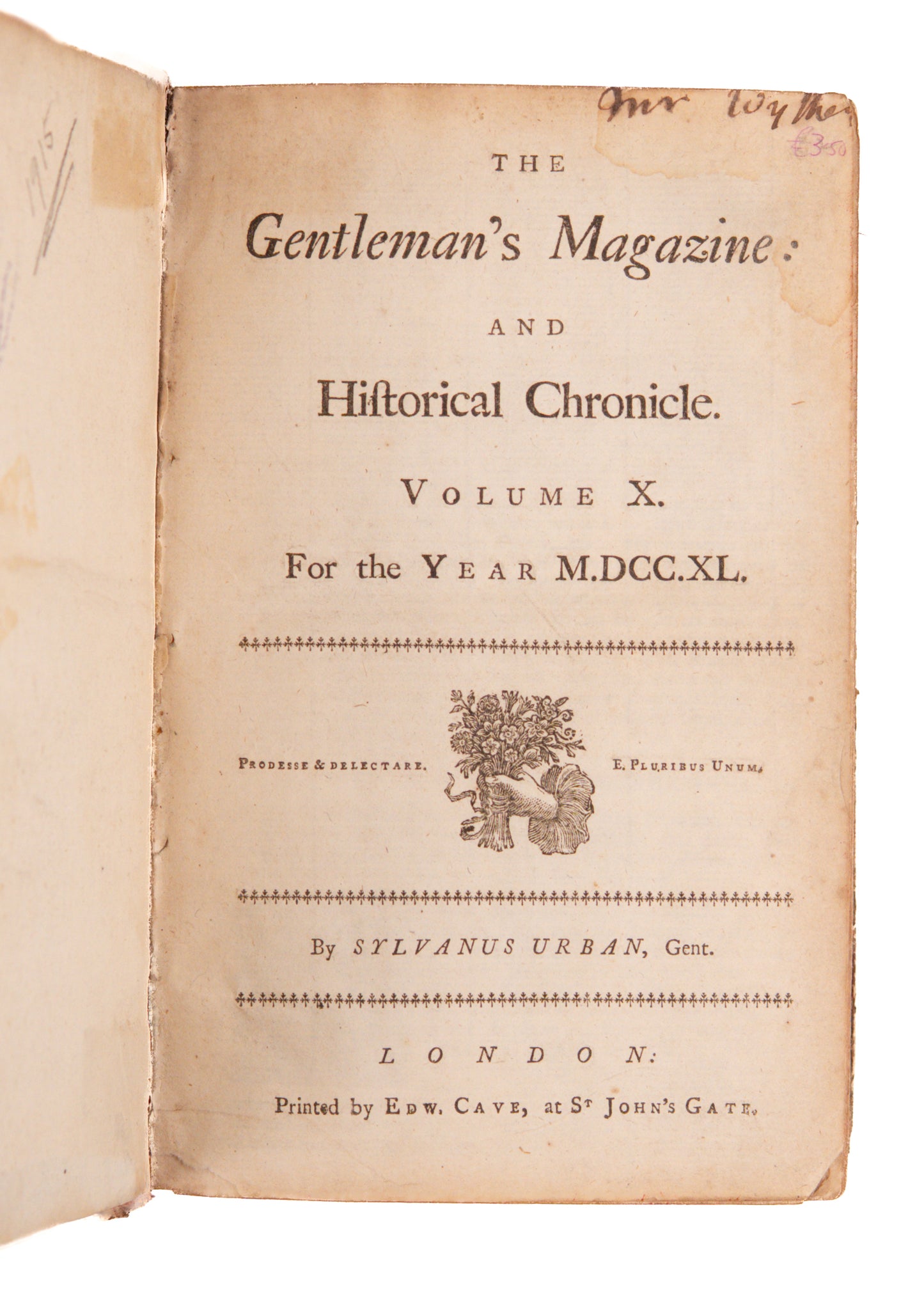 1740 GENTLEMAN'S MAGAZINE. Slave Insurrection in South Carolina - Early Florida and Cuba Maps