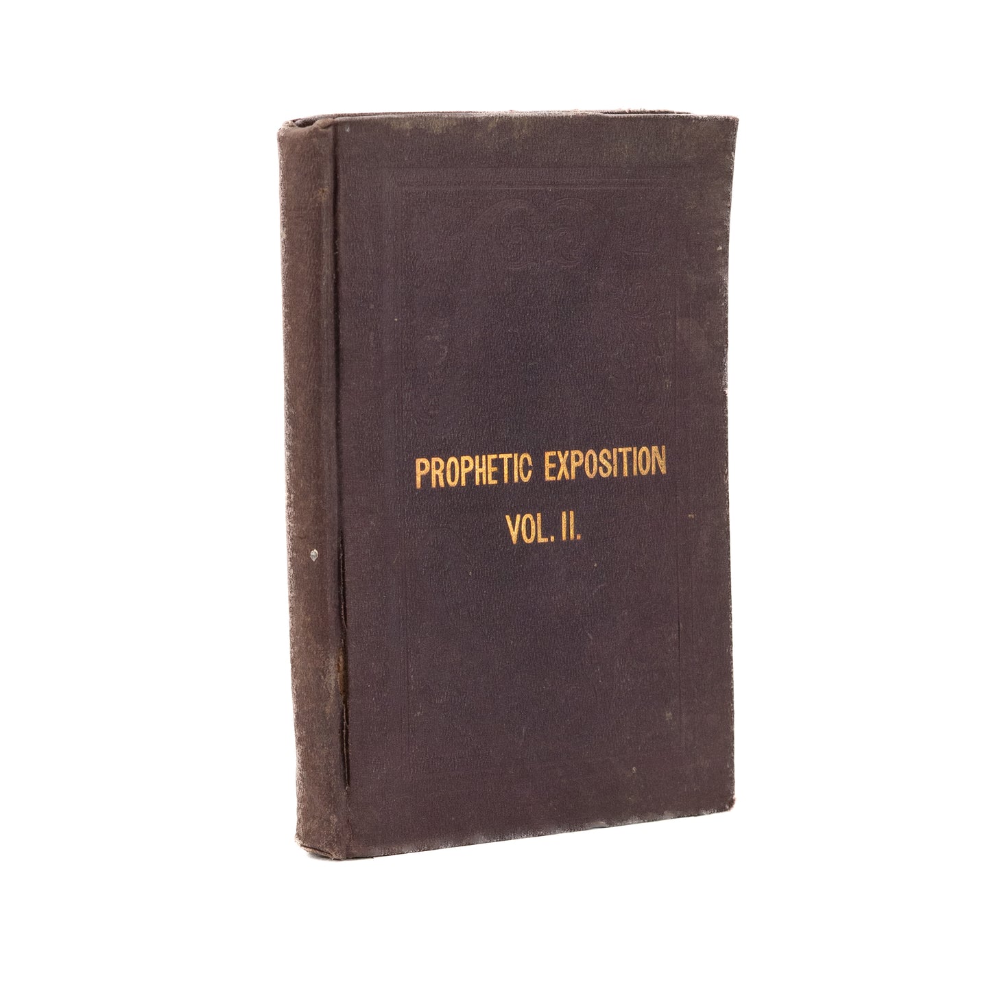 1842 JOSIAH LITCH. Prophetic Exposition Volume II. Rare Early Millerite - Methodist Volume.