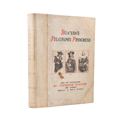 1880 JOHN BUNYAN. The Pilgrim's Progress. Limited Edition Folio in Vellum. Superb.