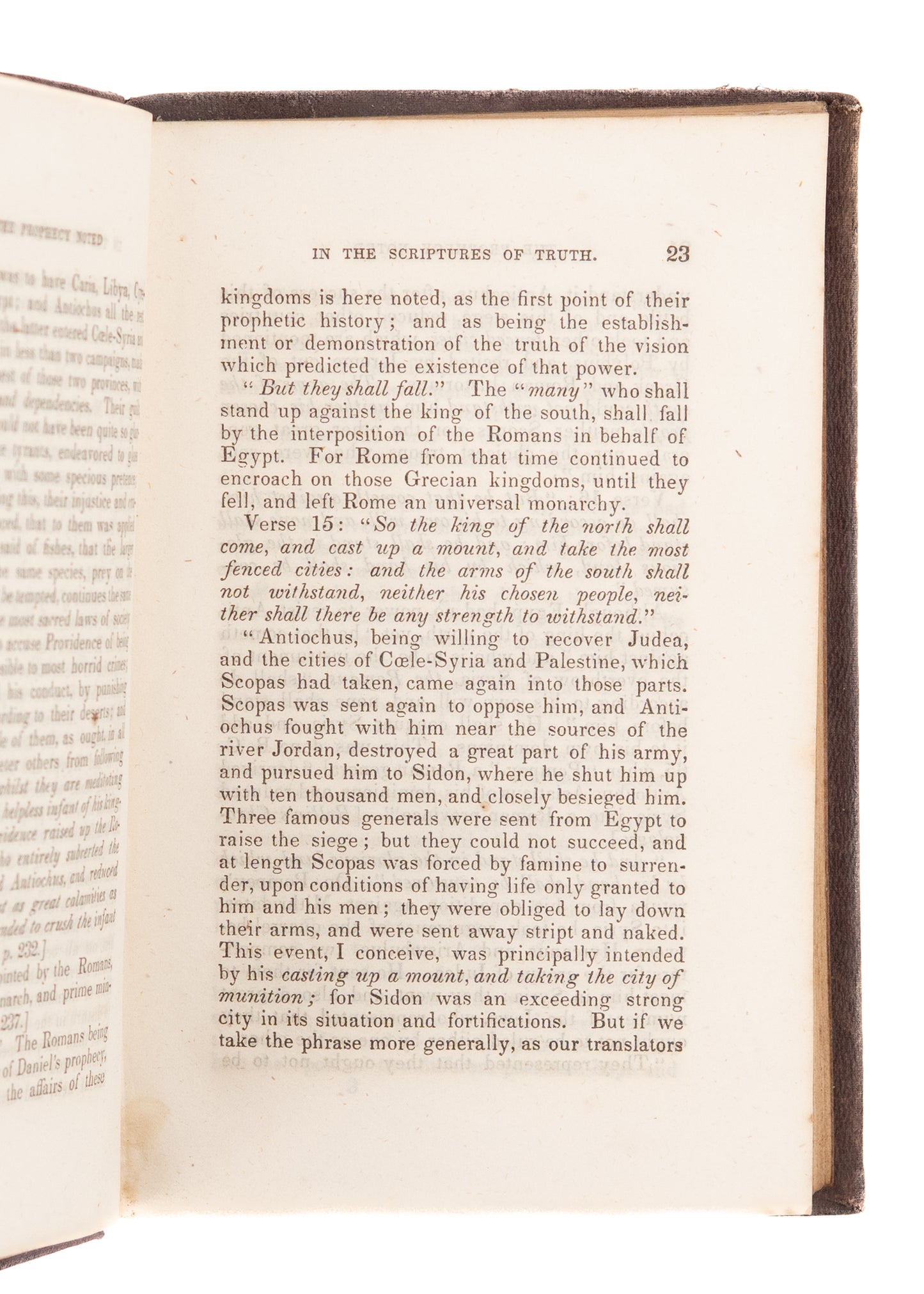 1842 JOSIAH LITCH. Prophetic Exposition Volume II. Rare Early Millerite - Methodist Volume.