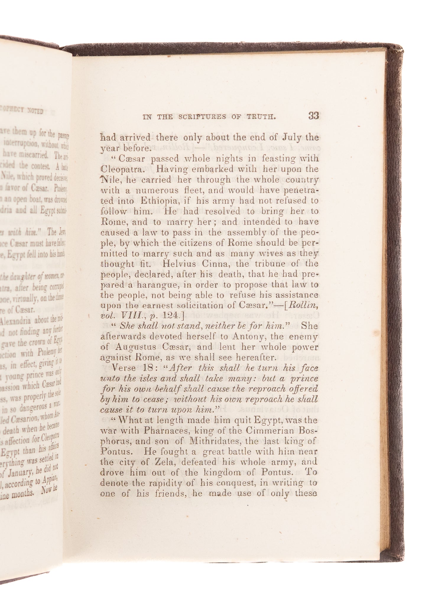 1842 JOSIAH LITCH. Prophetic Exposition Volume II. Rare Early Millerite - Methodist Volume.