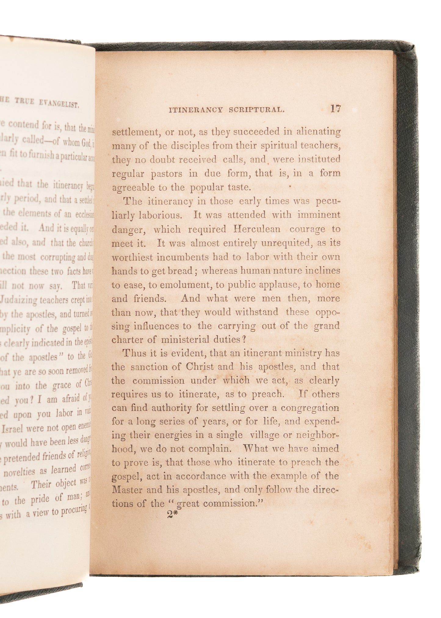 1848 CIRCUIT RIDERS. The True Evangelist: Or, An Itinerant Ministry Explained, Guarded, and Defended.