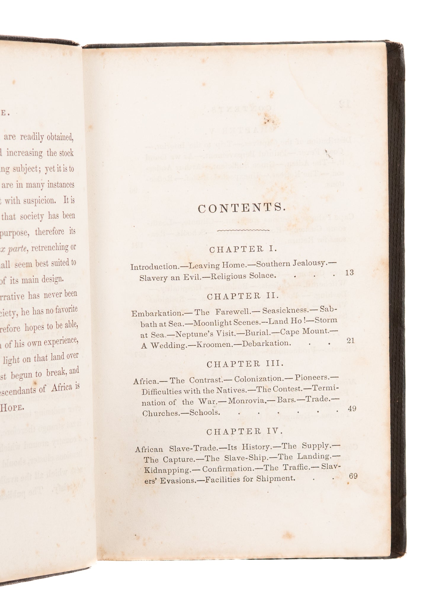 1852 SLAVERY & COLONIZATION SOCIETY. Land of Hope. Liberia and the Resettlement of Ex-Slaves in Africa.