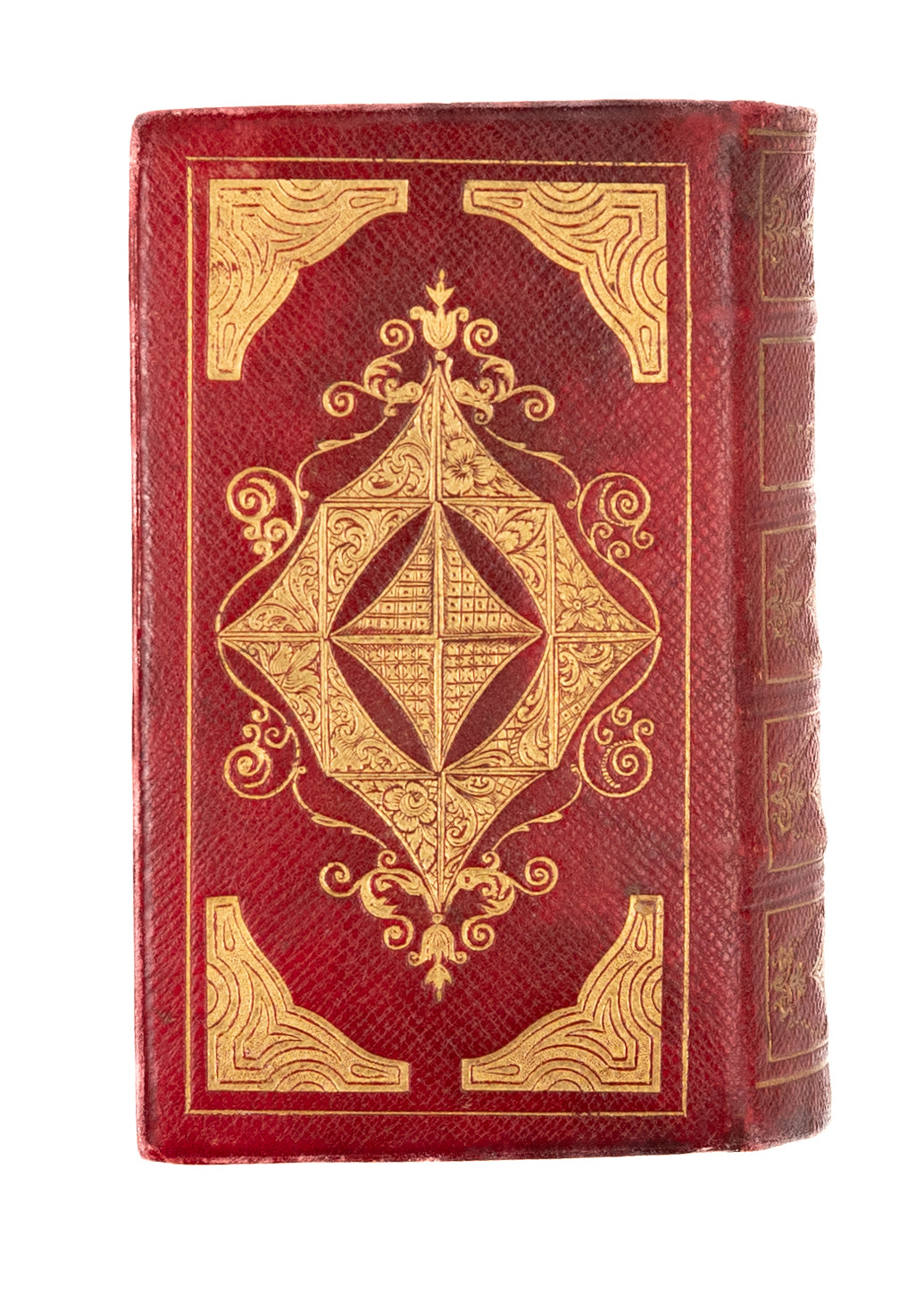 1840 THE HOLY BIBLE. Absolute Stunner in Elaborate Embossed Leather. Superb.