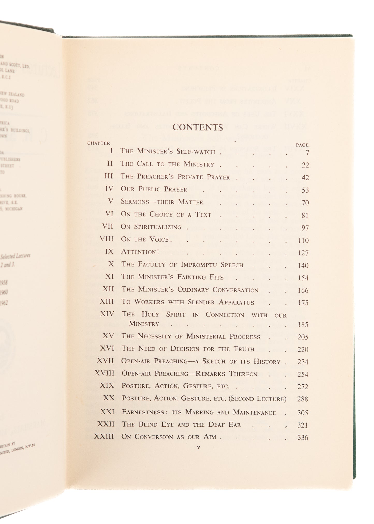 1960's C. H. SPURGEON. Lectures to My Students. Quality Imprint of a Classic.