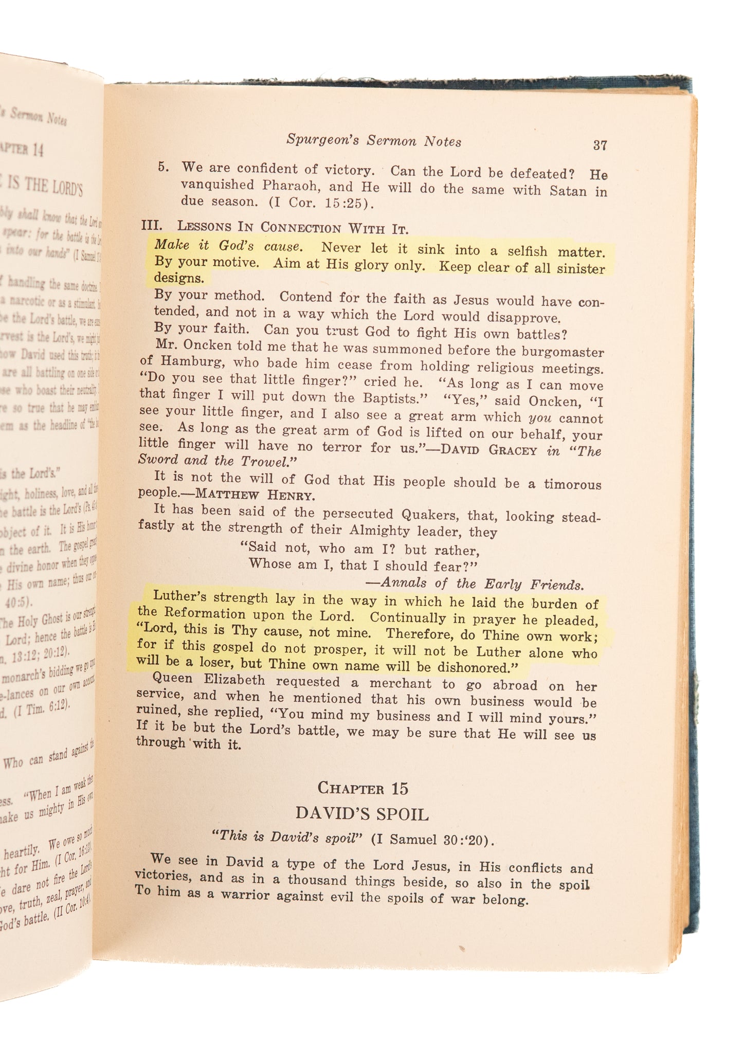 1950's DAVID OTIS FULLER. C. H. Spurgeon's Sermon Notes Genesis to Revelation.