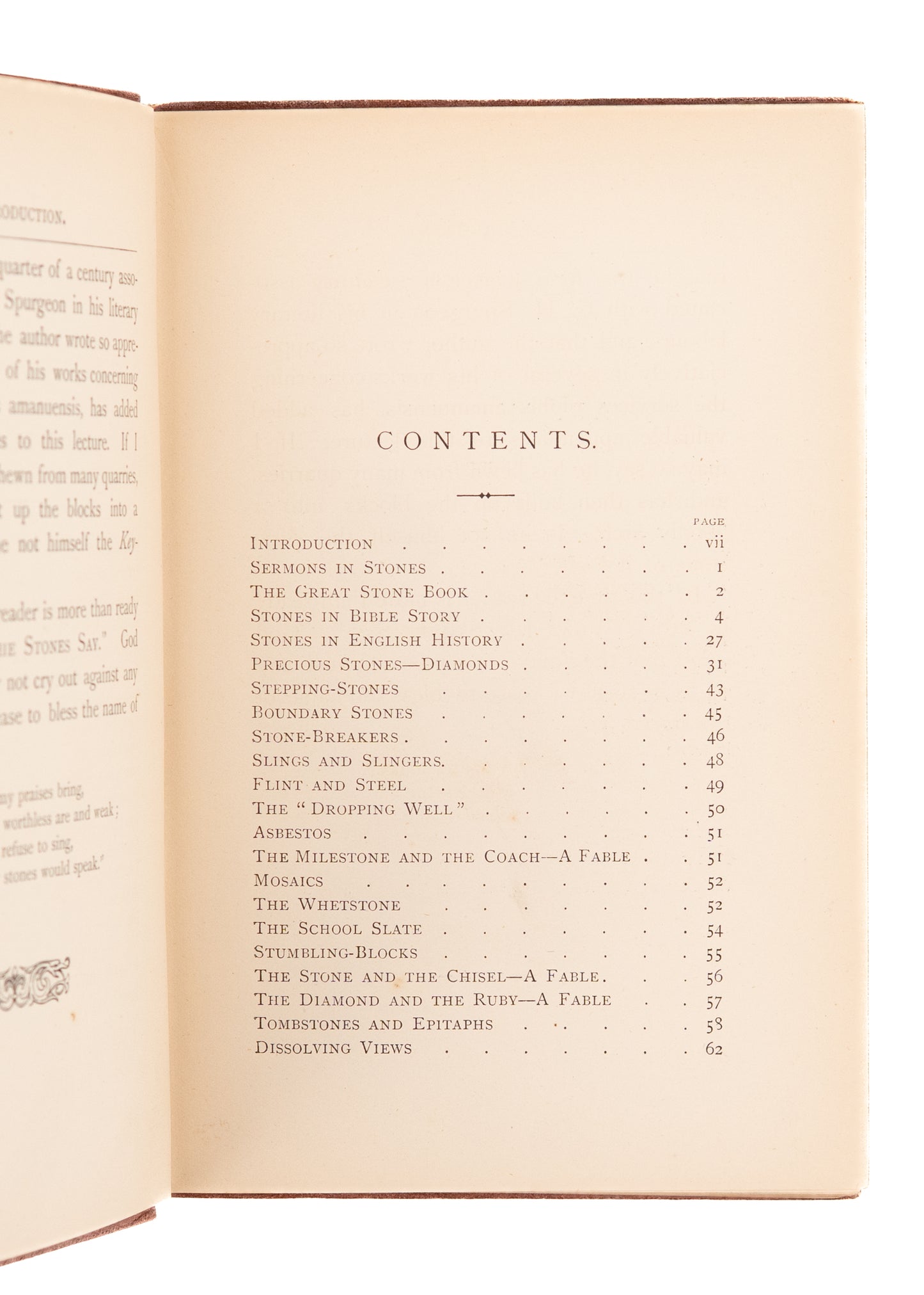 1895 C. H. SPURGEON. What the Stones Say. Excellent on the "Stones" of Scripture.