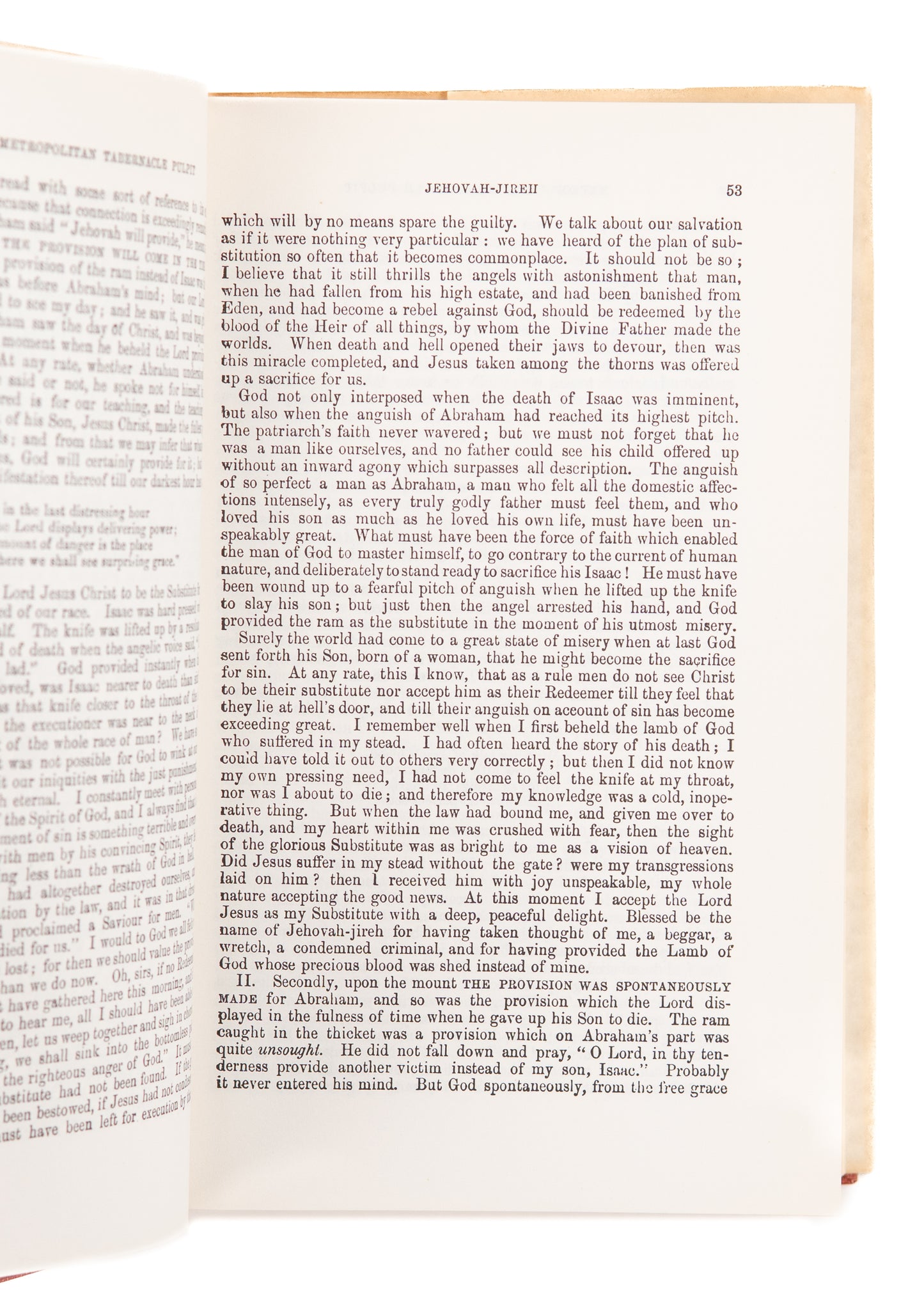 1960's CHARLES H. SPURGEON. A Treasury of Surgeon on the Life and Work of Our Lord. Six Volume Set.