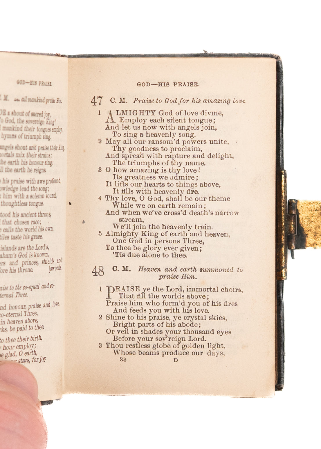 1860 JOHN FLESHER. The Primitive Methodist Hymn Book for Camp-Meetings and Revivals.