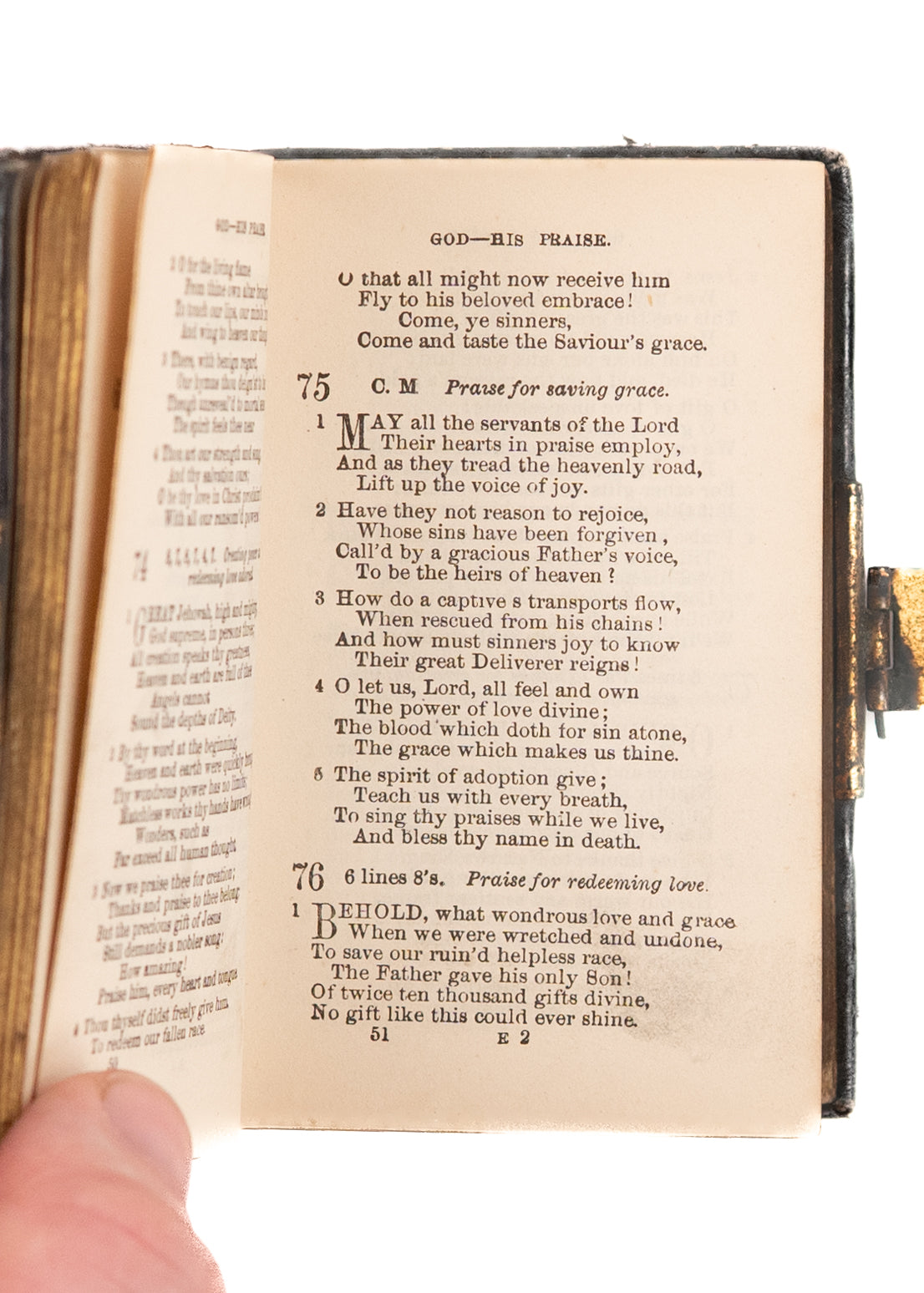 1860 JOHN FLESHER. The Primitive Methodist Hymn Book for Camp-Meetings and Revivals.