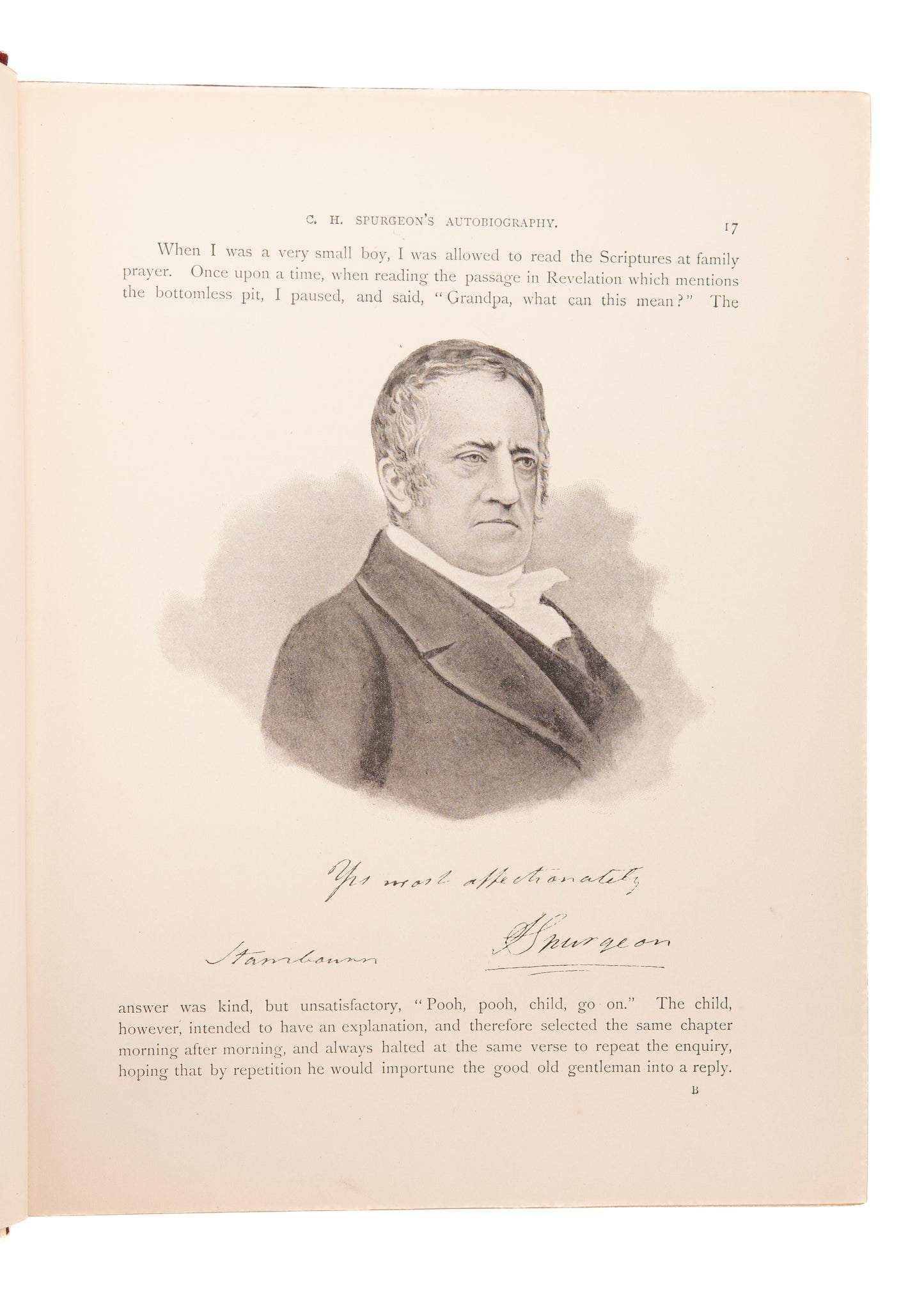 1897 MRS. C. H. SPURGEON. C. H. Spurgeon's Autobiography. Four Large Folios. First Edition.