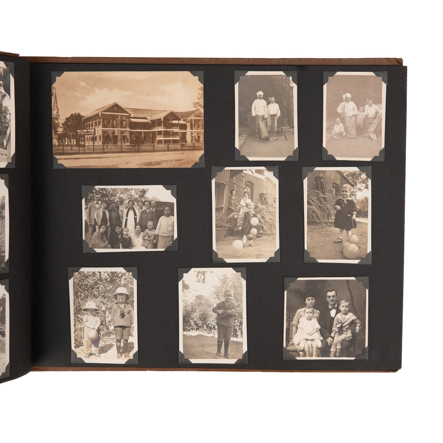 1920's BURMAH BAPTIST. Missionary Photo Album. H. E. Hinton - Succeeded Adoniram Judson.