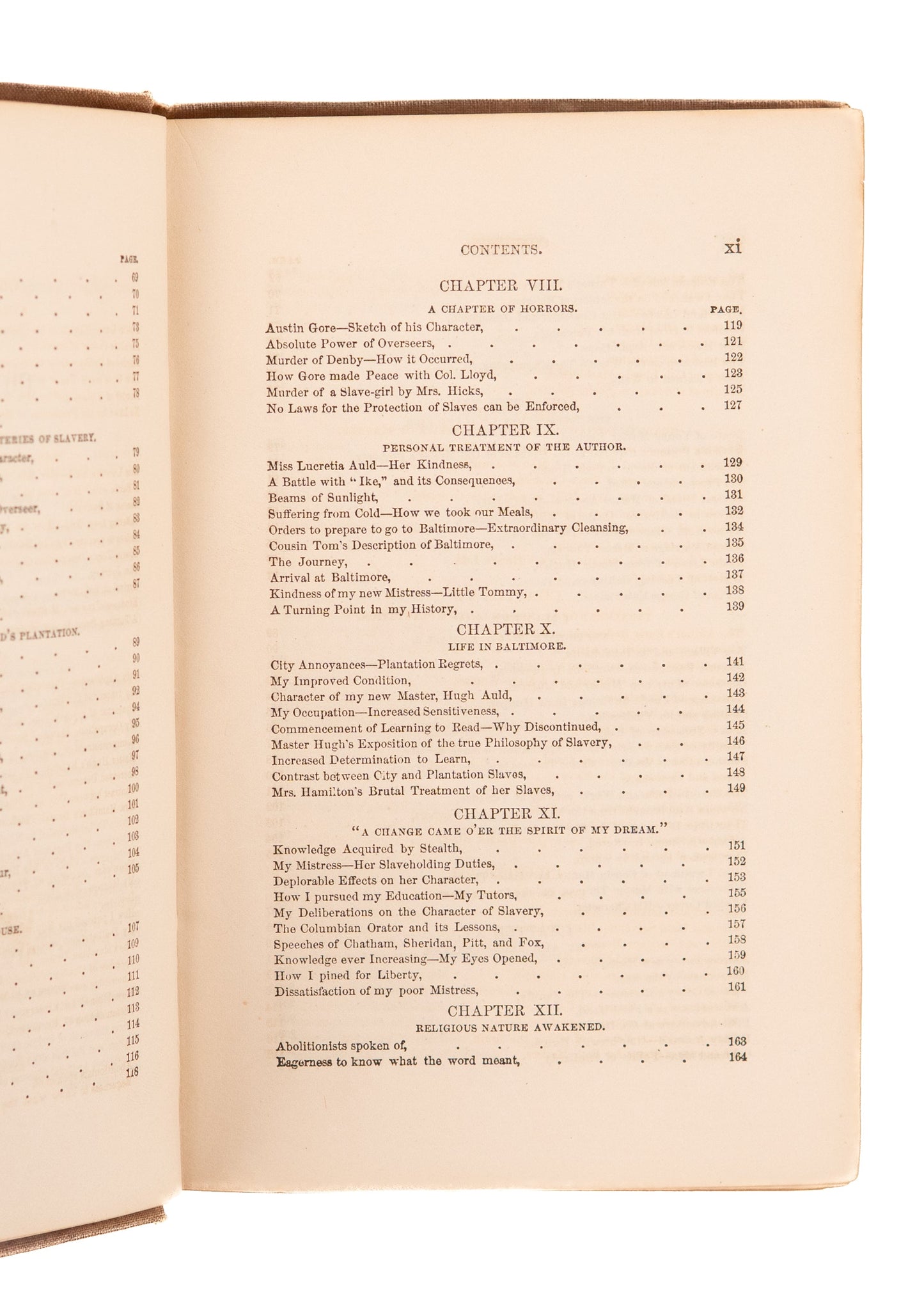 1855 FREDERICK DOUGLASS. My Bondage and My Freedom with 12 Years a Slave Association