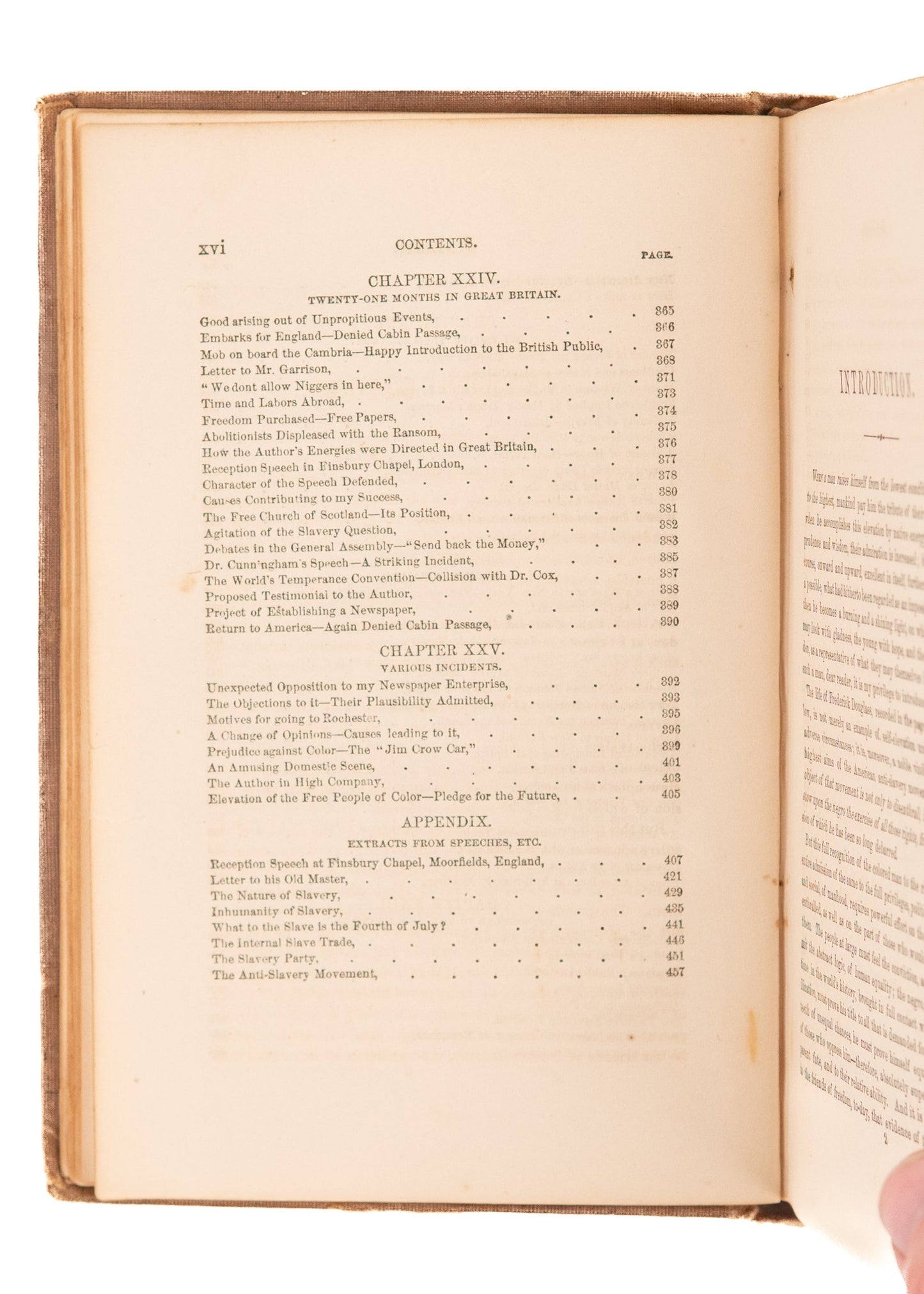 1855 FREDERICK DOUGLASS. My Bondage and My Freedom with 12 Years a Slave Association